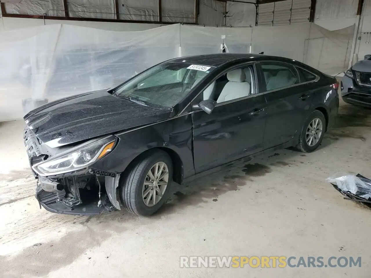 1 Photograph of a damaged car 5NPE24AF3KH769270 HYUNDAI SONATA 2019