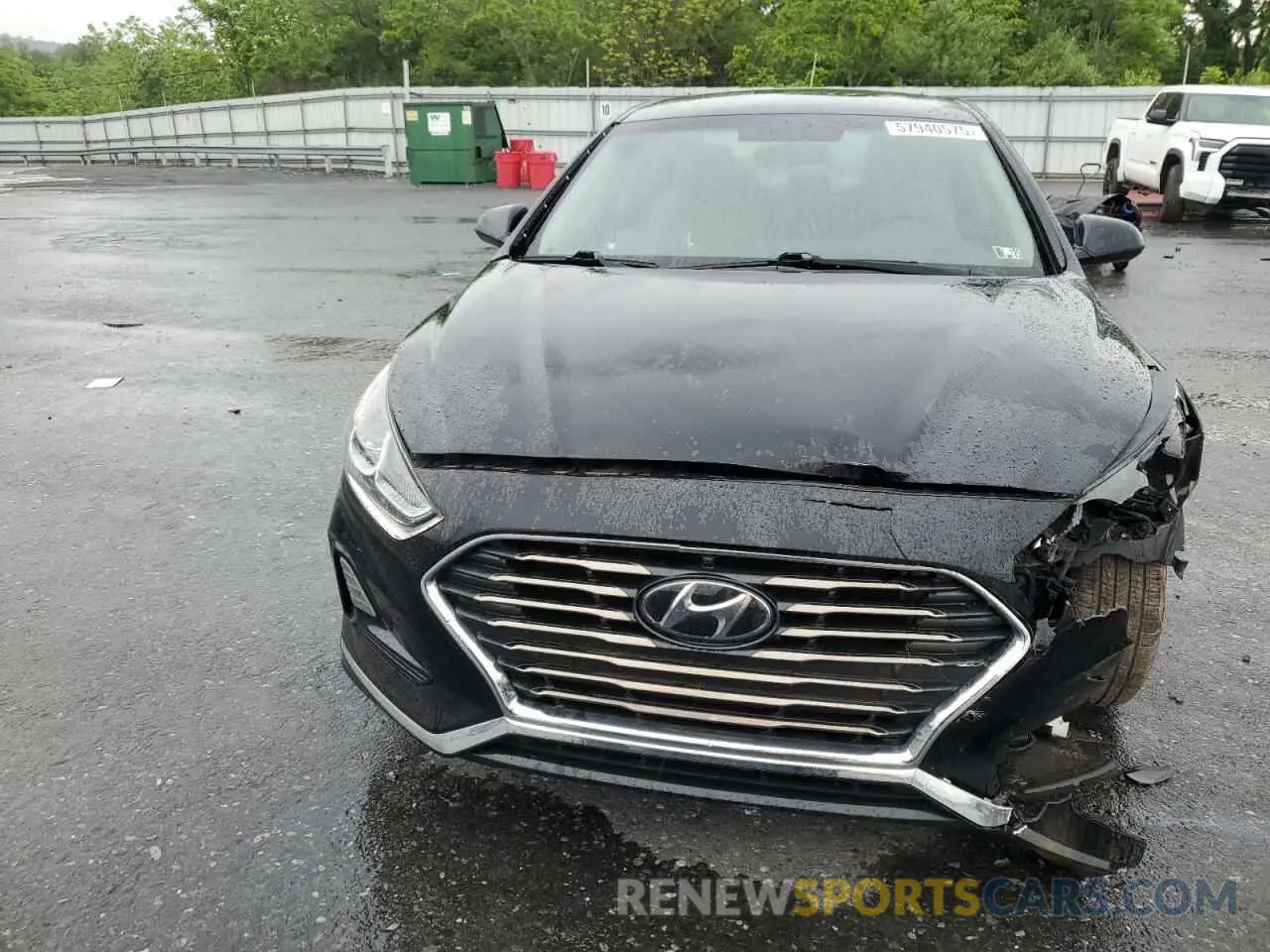 5 Photograph of a damaged car 5NPE24AF3KH786344 HYUNDAI SONATA 2019
