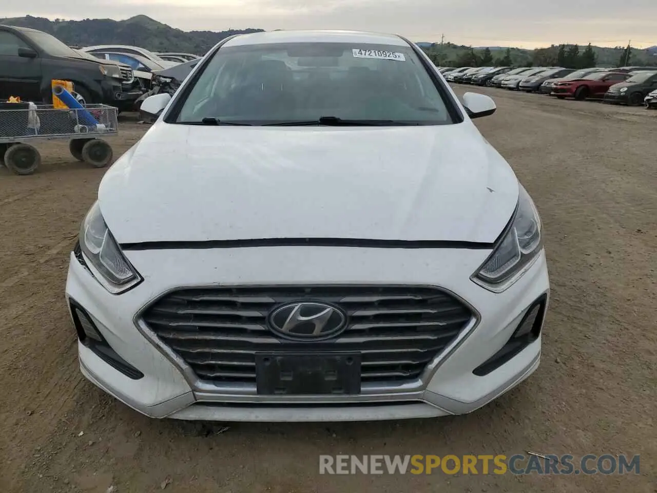 5 Photograph of a damaged car 5NPE24AF3KH792435 HYUNDAI SONATA 2019