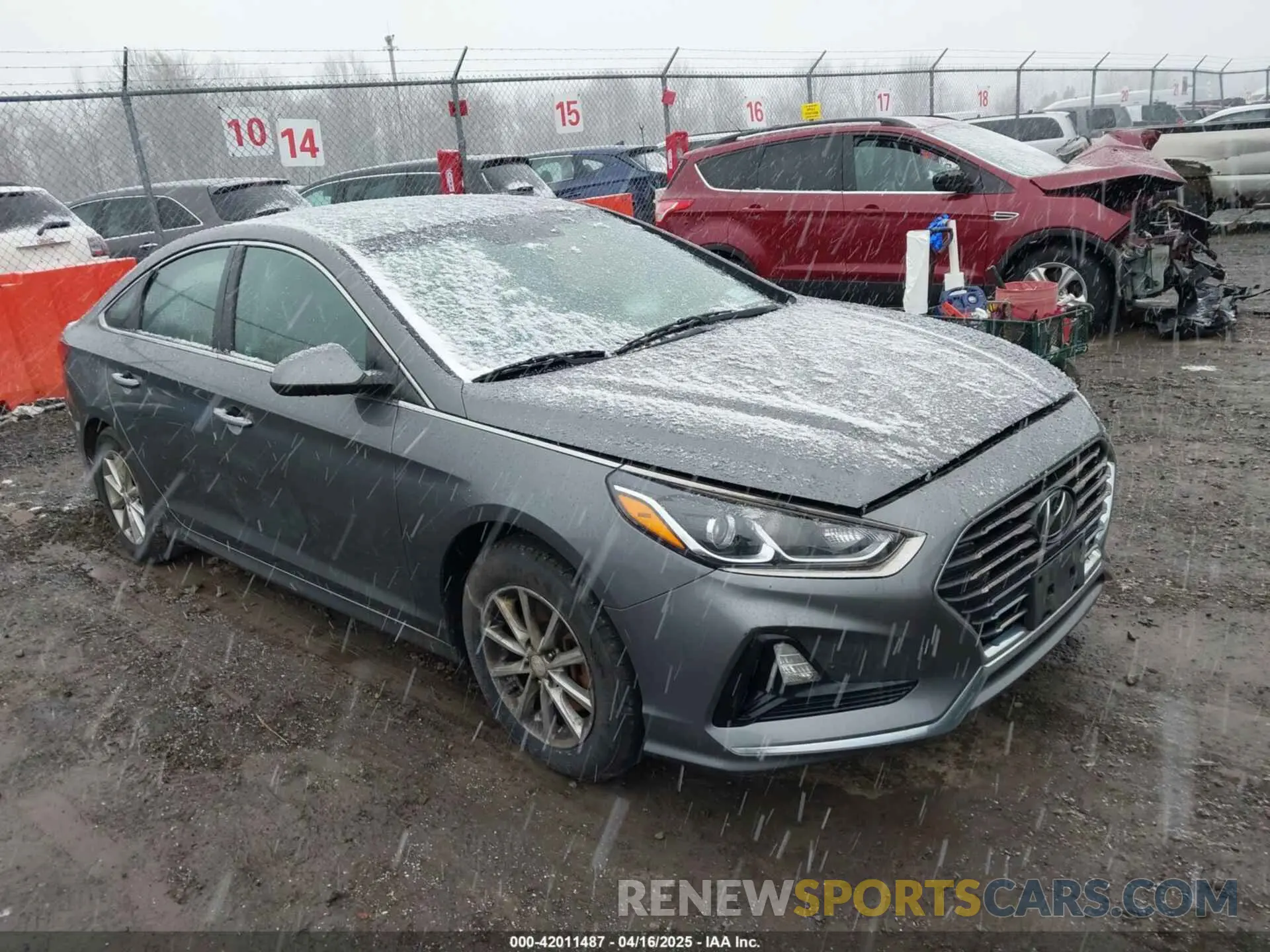 1 Photograph of a damaged car 5NPE24AF3KH798980 HYUNDAI SONATA 2019