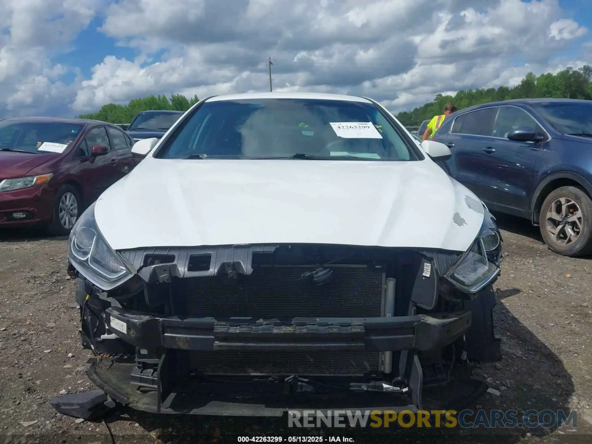 13 Photograph of a damaged car 5NPE24AF3KH803241 HYUNDAI SONATA 2019