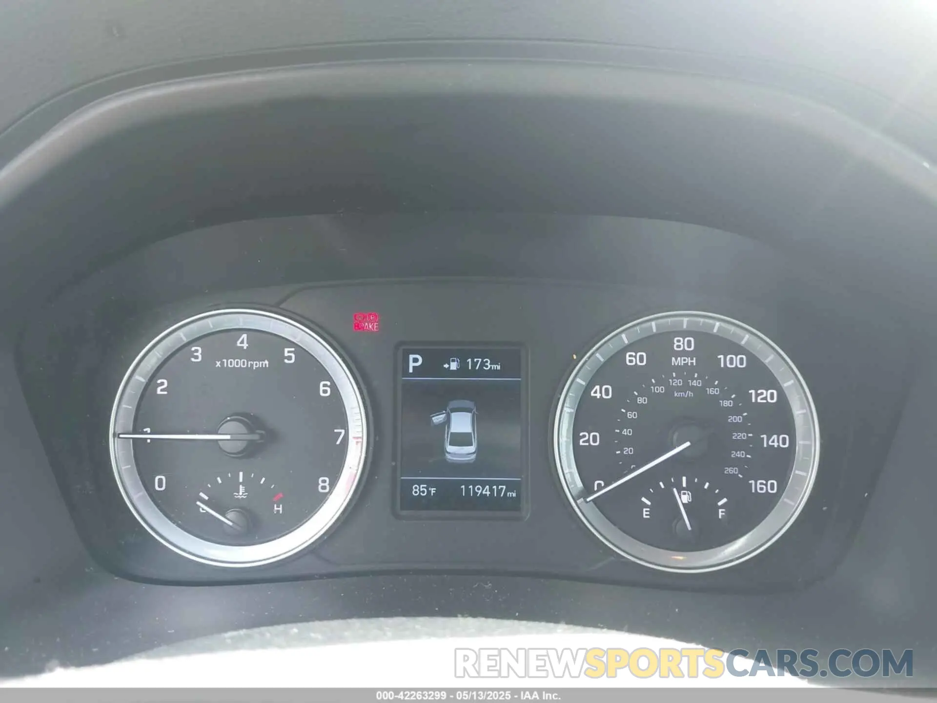 7 Photograph of a damaged car 5NPE24AF3KH803241 HYUNDAI SONATA 2019