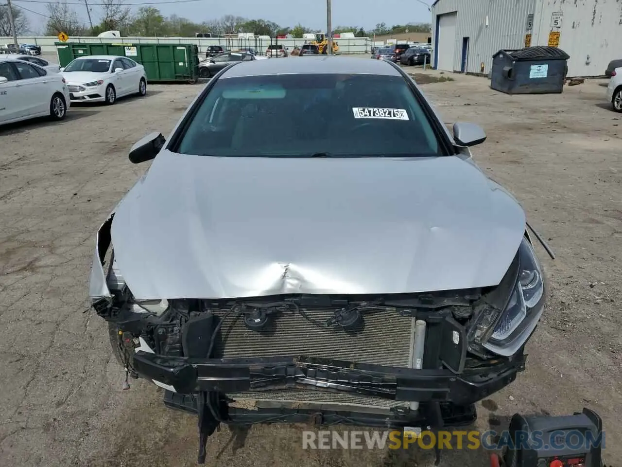 5 Photograph of a damaged car 5NPE24AF3KH805703 HYUNDAI SONATA 2019