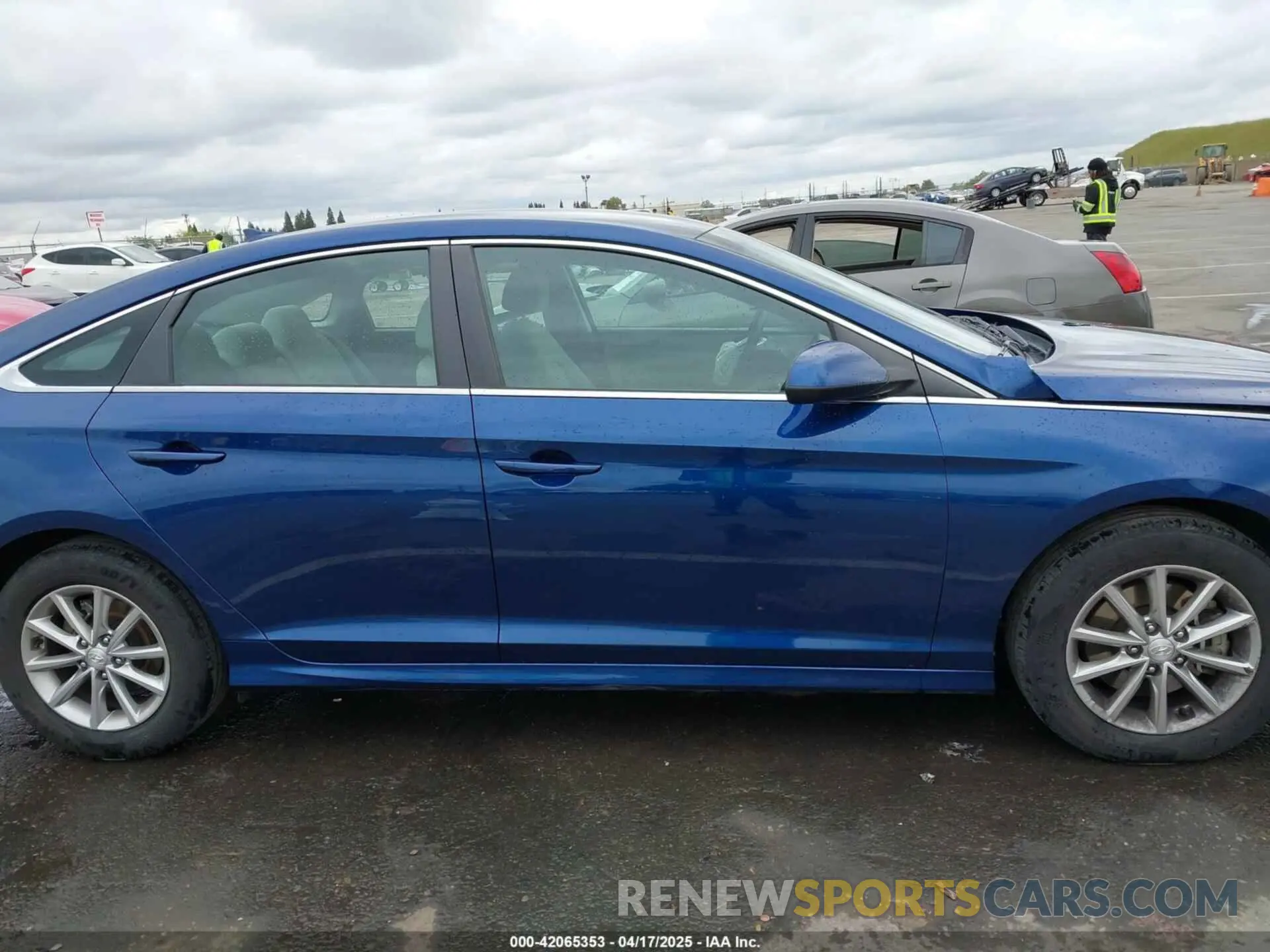 14 Photograph of a damaged car 5NPE24AF3KH810724 HYUNDAI SONATA 2019
