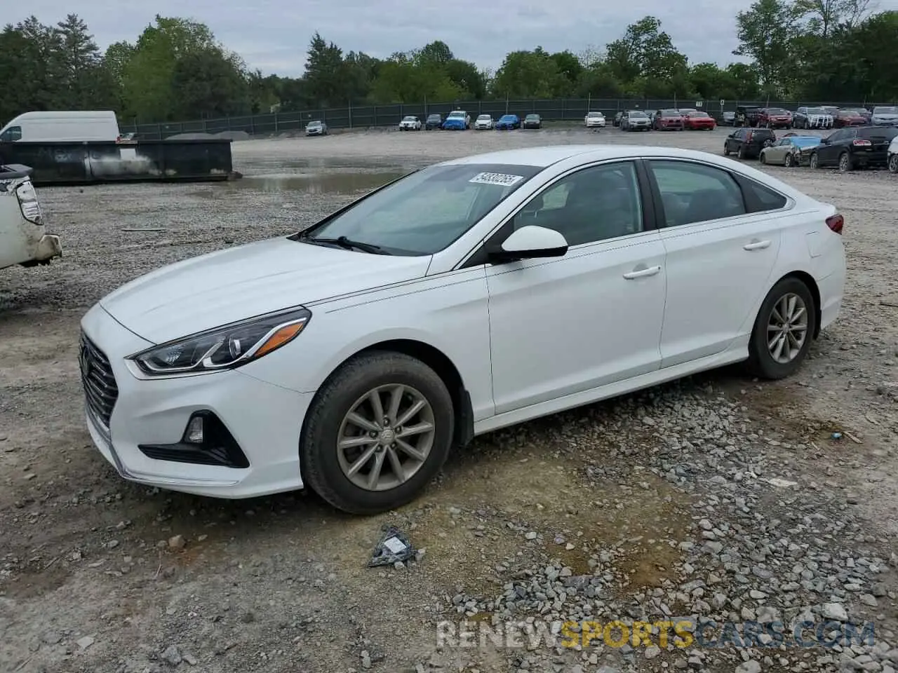 1 Photograph of a damaged car 5NPE24AF3KH812487 HYUNDAI SONATA 2019
