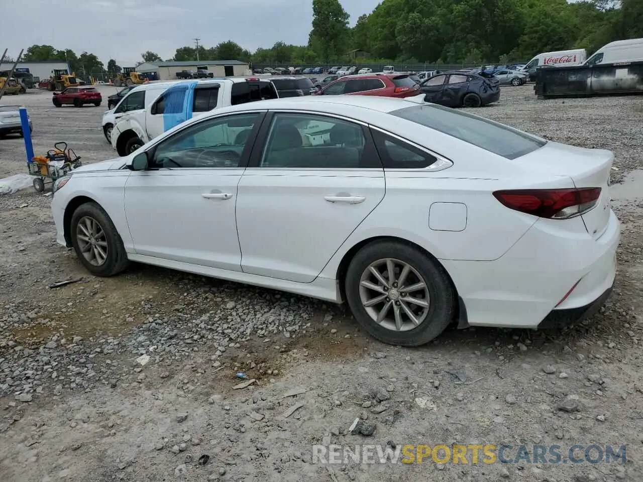 2 Photograph of a damaged car 5NPE24AF3KH812487 HYUNDAI SONATA 2019