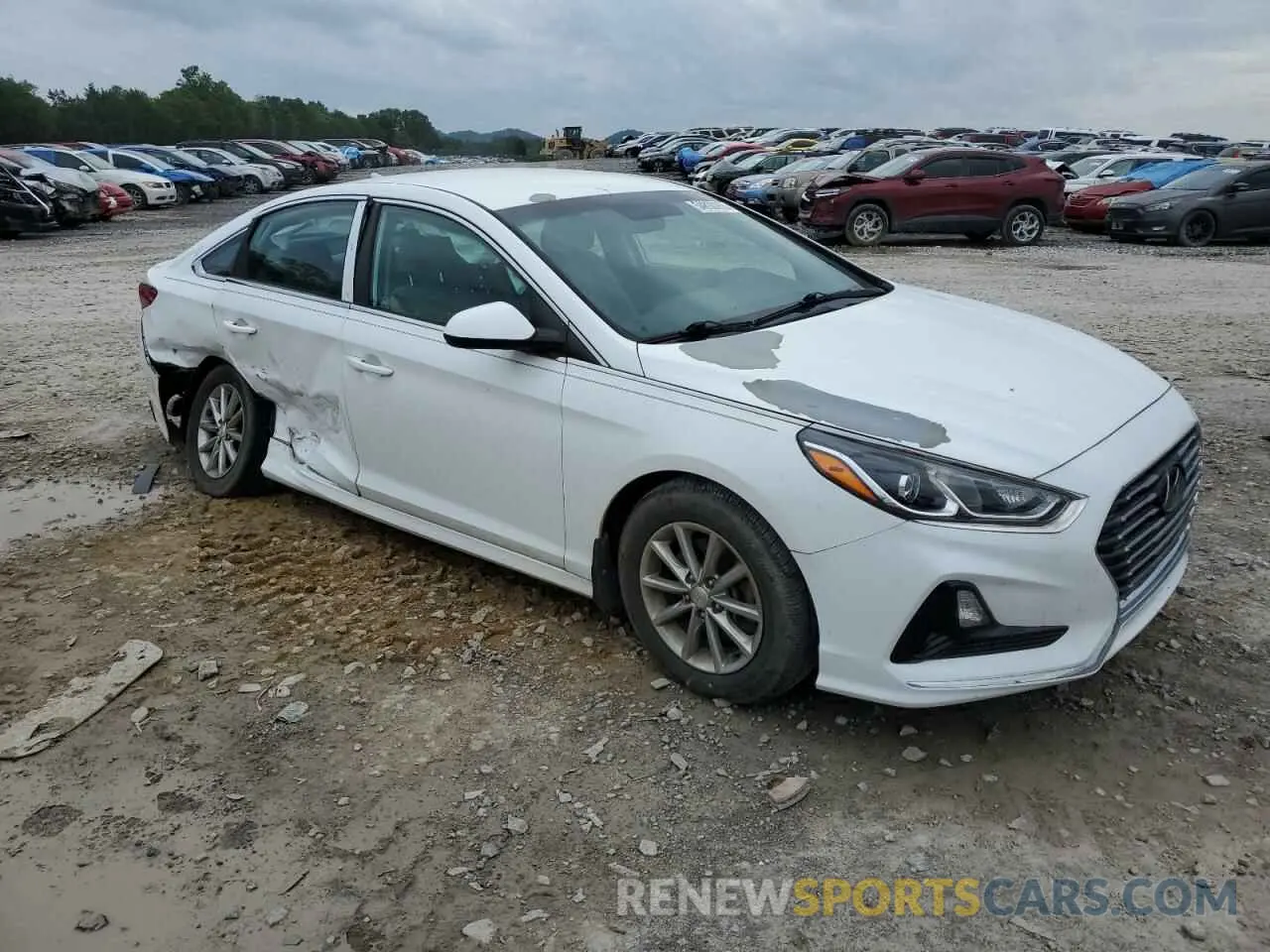 4 Photograph of a damaged car 5NPE24AF3KH812487 HYUNDAI SONATA 2019