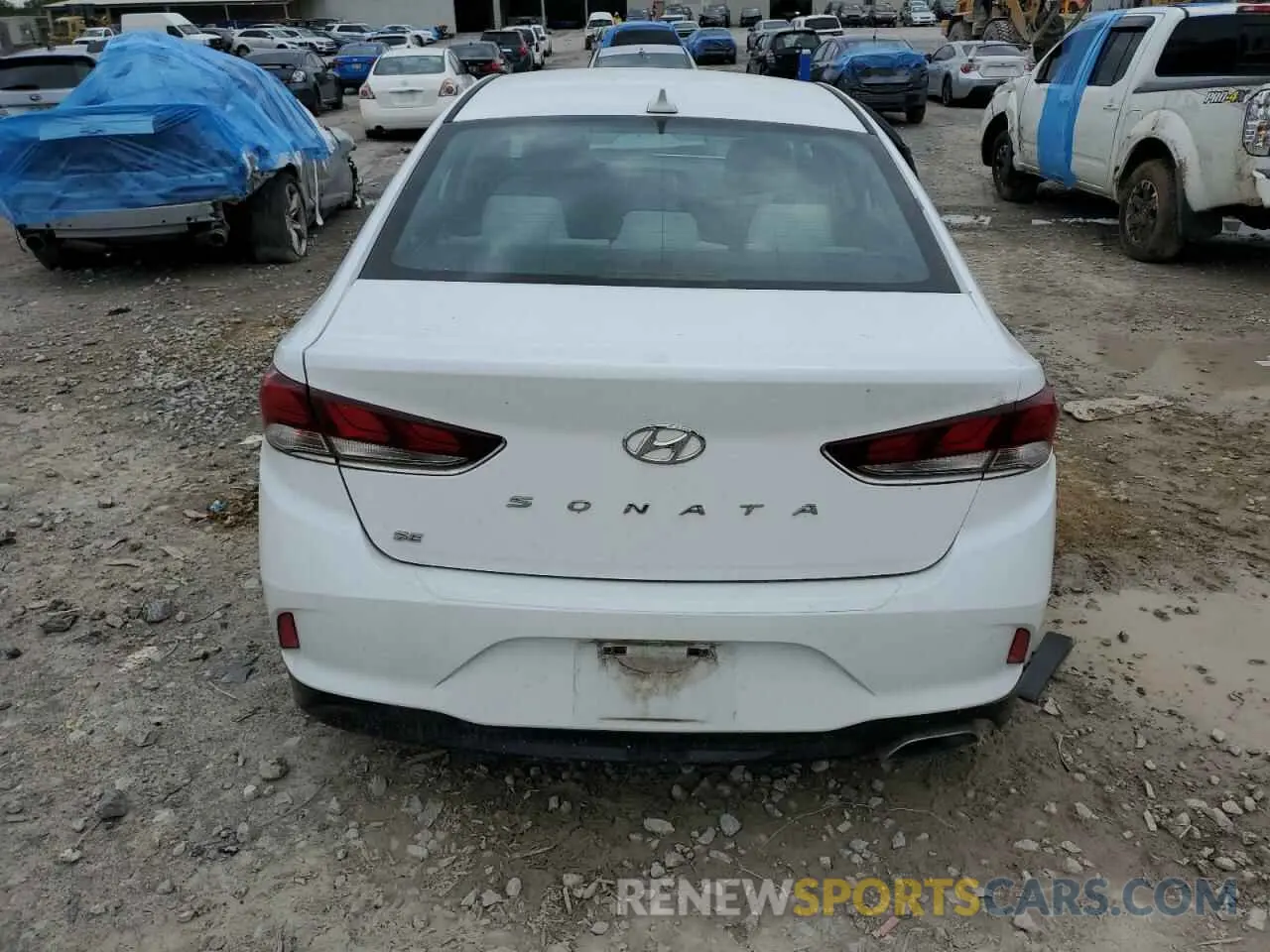 6 Photograph of a damaged car 5NPE24AF3KH812487 HYUNDAI SONATA 2019