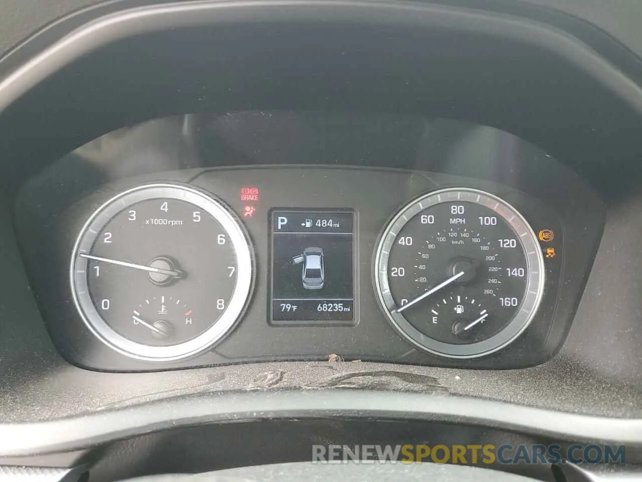9 Photograph of a damaged car 5NPE24AF3KH812487 HYUNDAI SONATA 2019