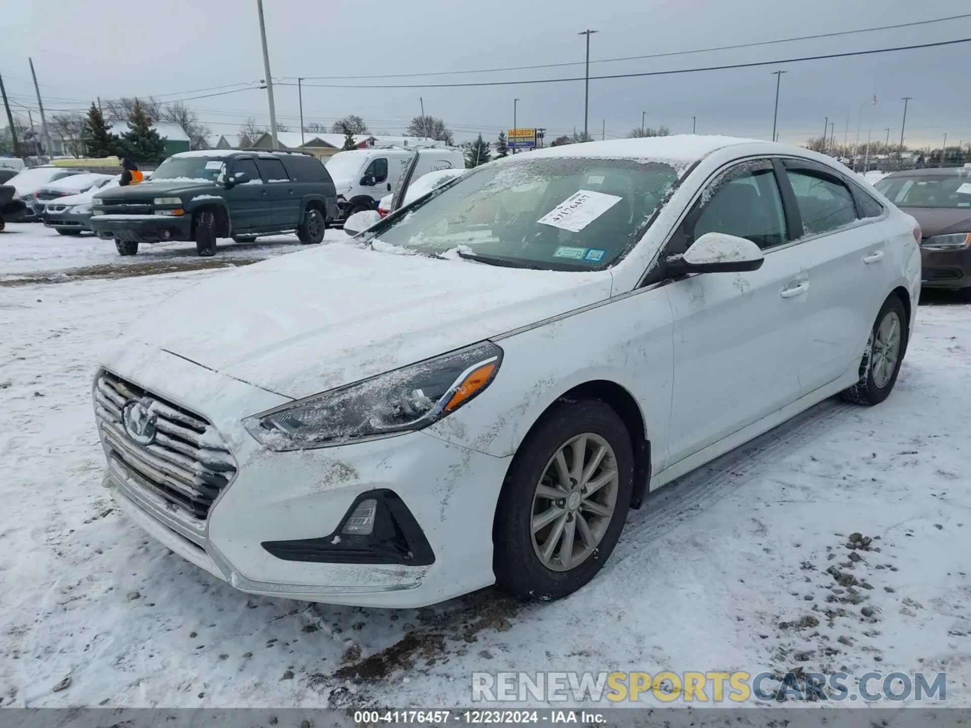 2 Photograph of a damaged car 5NPE24AF3KH813042 HYUNDAI SONATA 2019