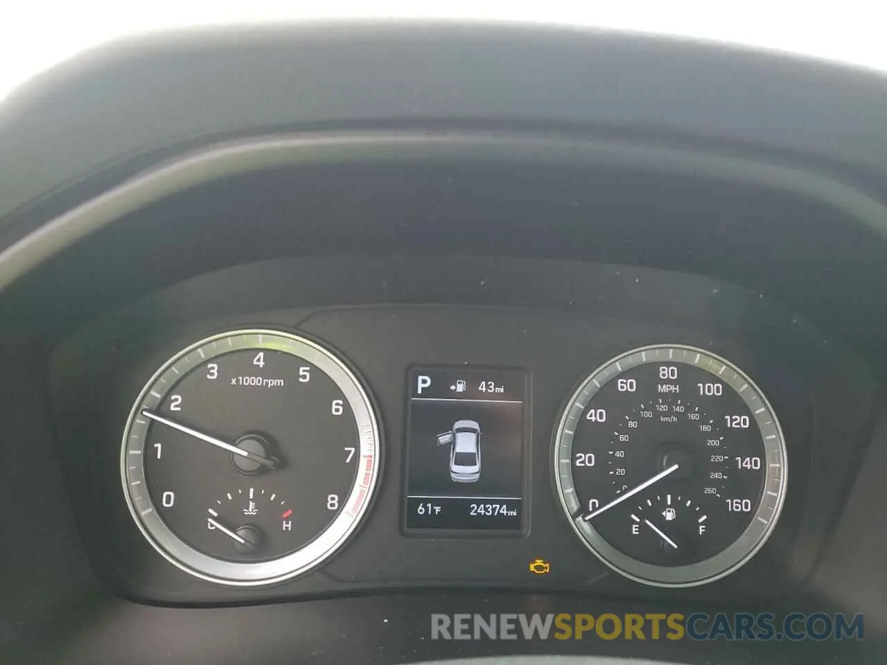 9 Photograph of a damaged car 5NPE24AF3KH817852 HYUNDAI SONATA 2019