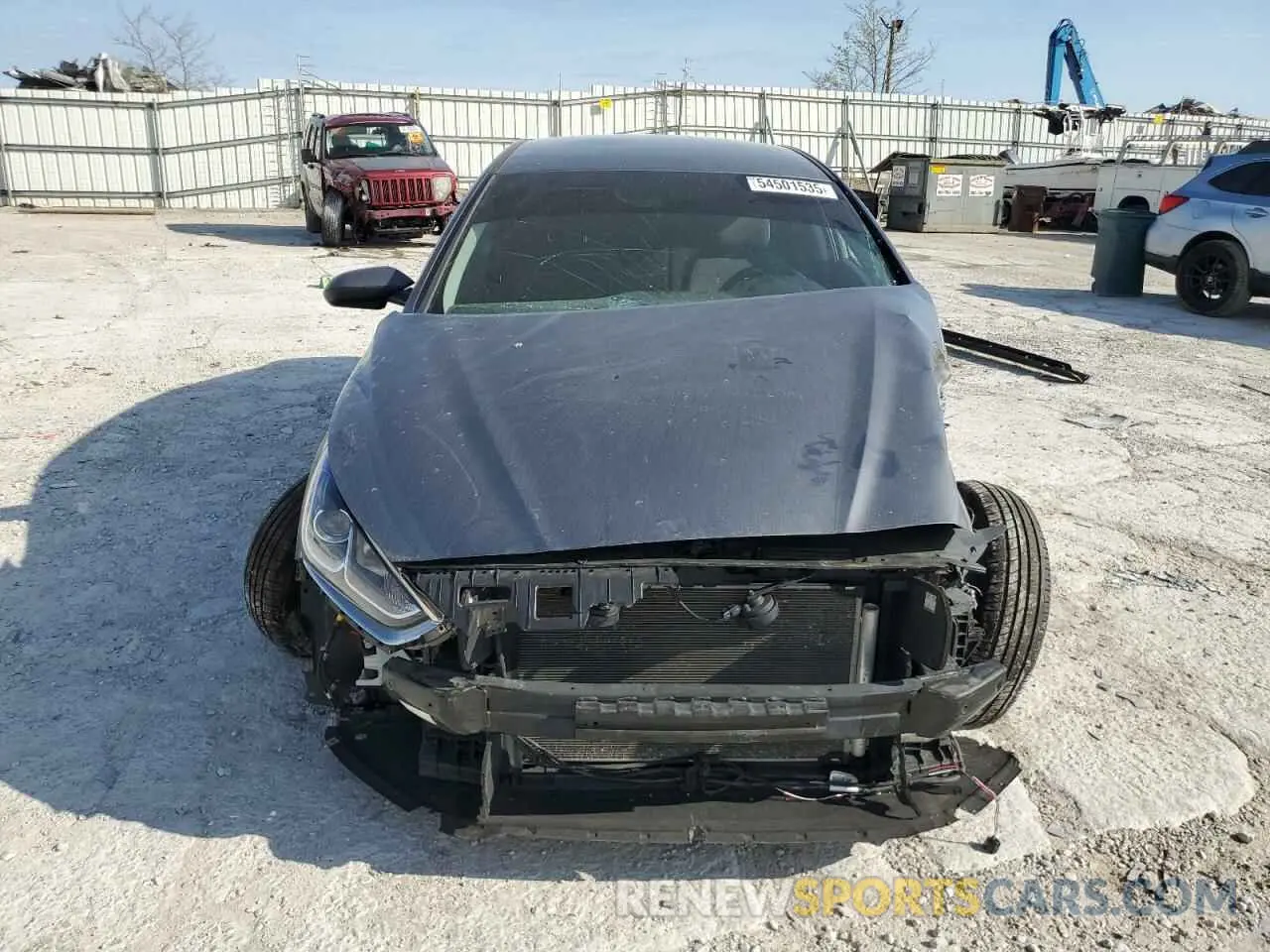 5 Photograph of a damaged car 5NPE24AF4KH733071 HYUNDAI SONATA 2019