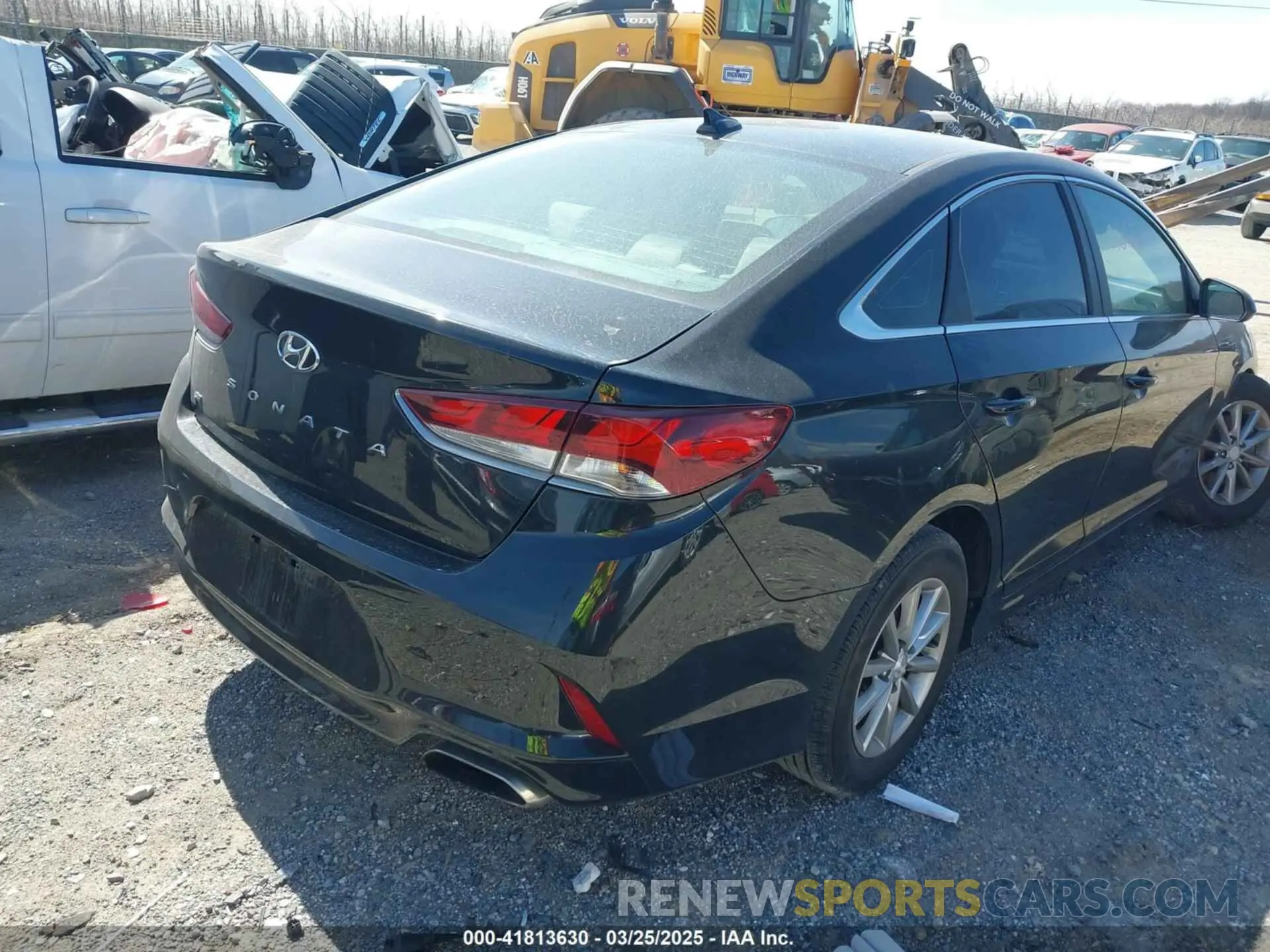 4 Photograph of a damaged car 5NPE24AF4KH743471 HYUNDAI SONATA 2019