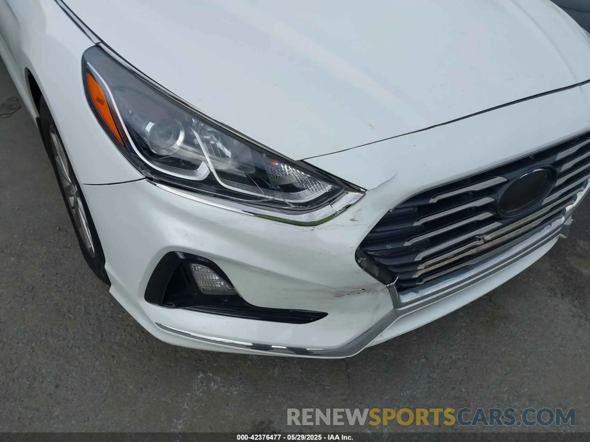 6 Photograph of a damaged car 5NPE24AF4KH745074 HYUNDAI SONATA 2019