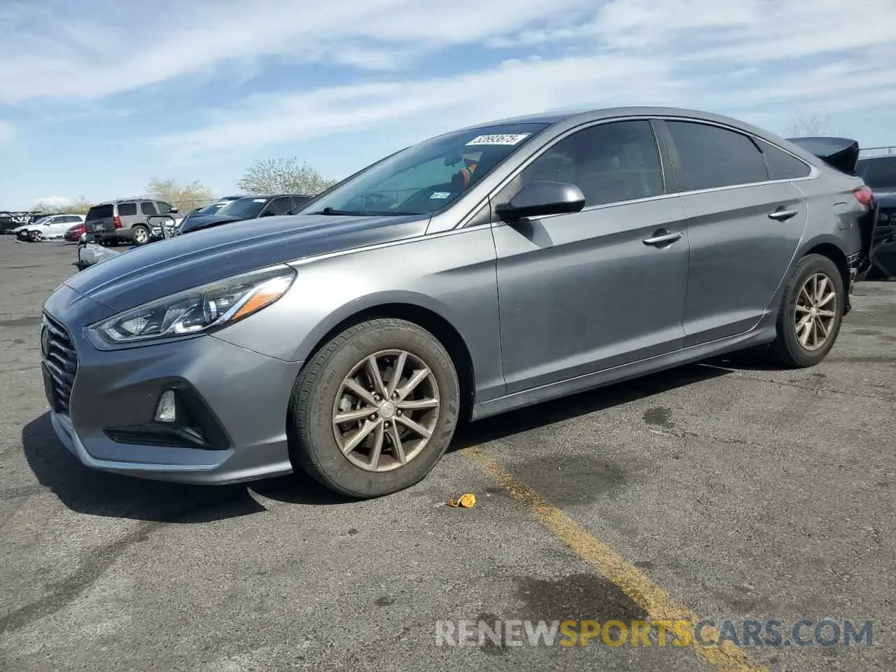 1 Photograph of a damaged car 5NPE24AF4KH751120 HYUNDAI SONATA 2019