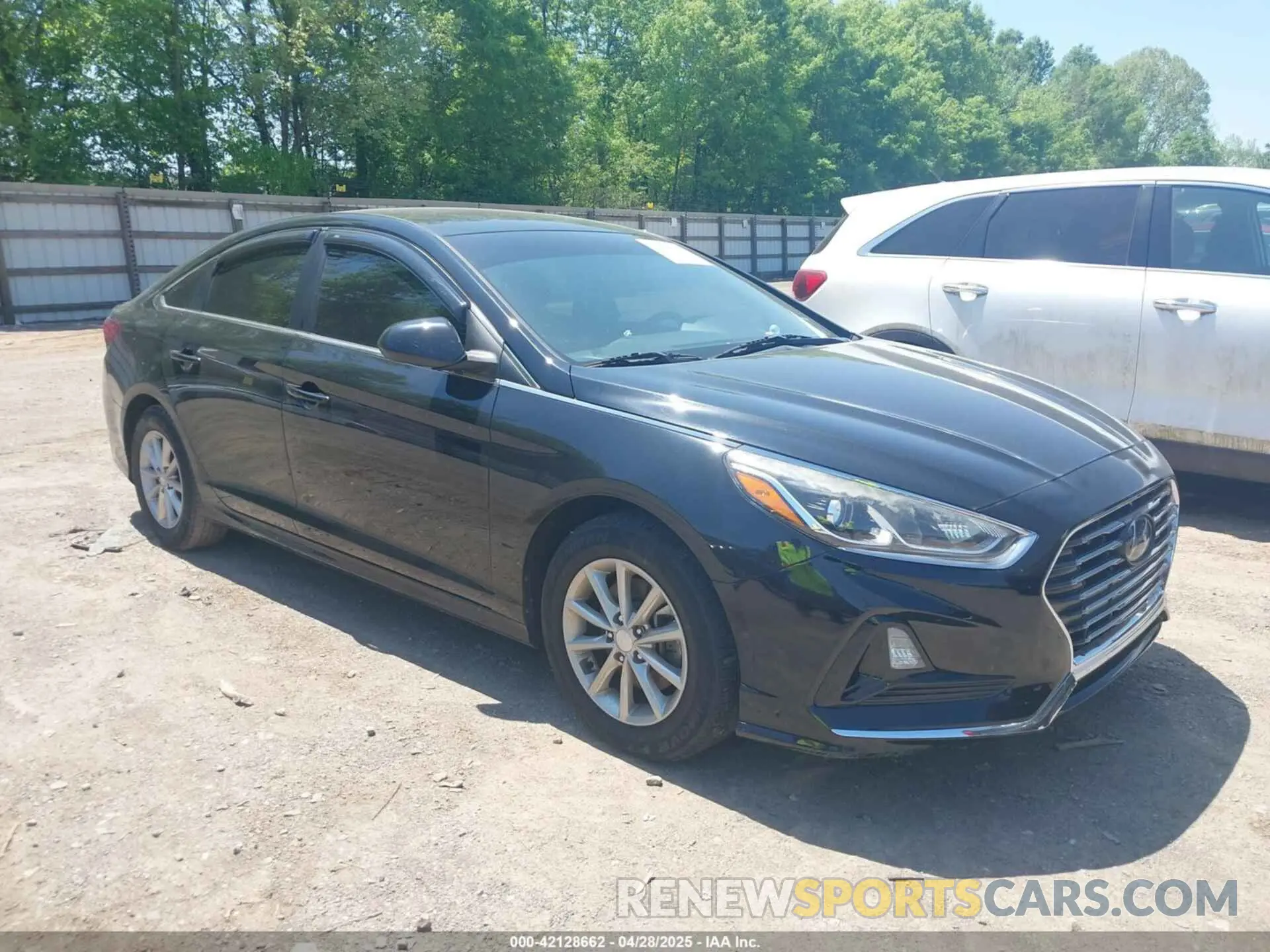 1 Photograph of a damaged car 5NPE24AF4KH754311 HYUNDAI SONATA 2019