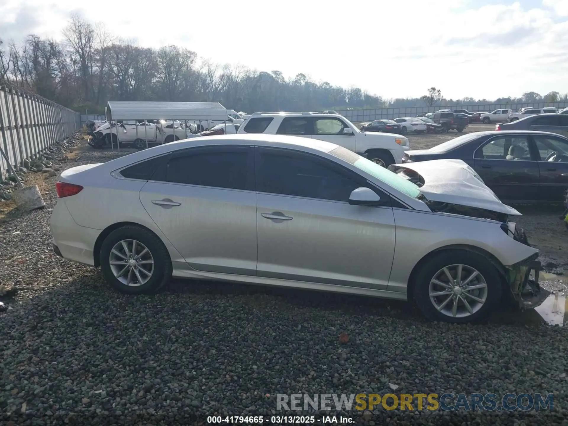 13 Photograph of a damaged car 5NPE24AF4KH766121 HYUNDAI SONATA 2019