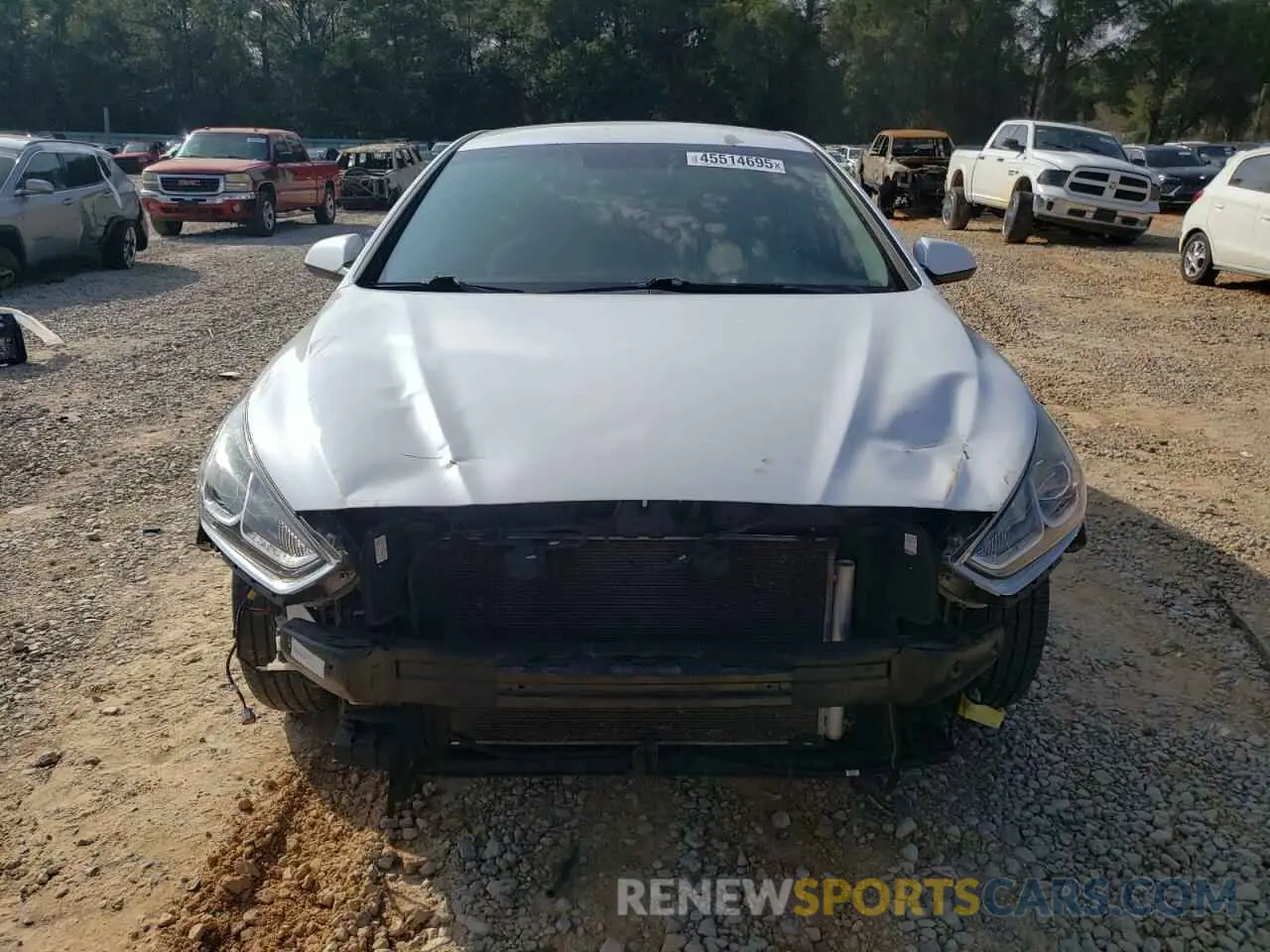 5 Photograph of a damaged car 5NPE24AF4KH771674 HYUNDAI SONATA 2019