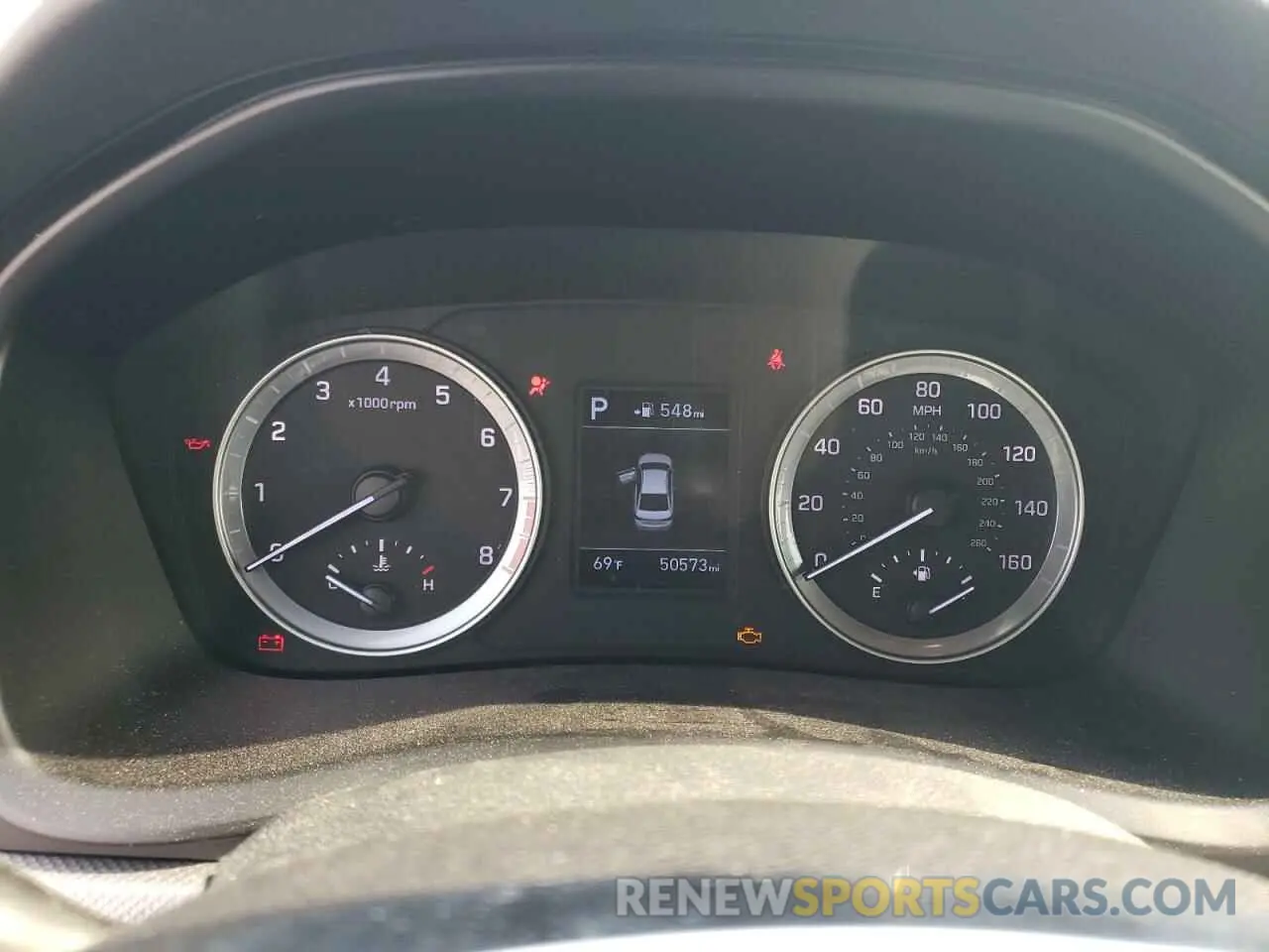 9 Photograph of a damaged car 5NPE24AF4KH783663 HYUNDAI SONATA 2019