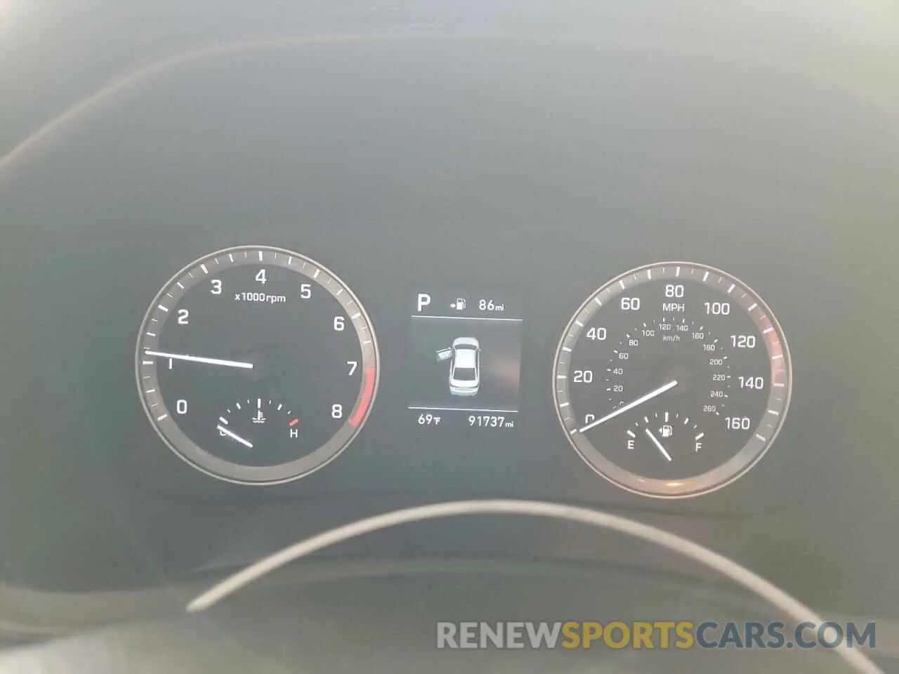 9 Photograph of a damaged car 5NPE24AF4KH807069 HYUNDAI SONATA 2019