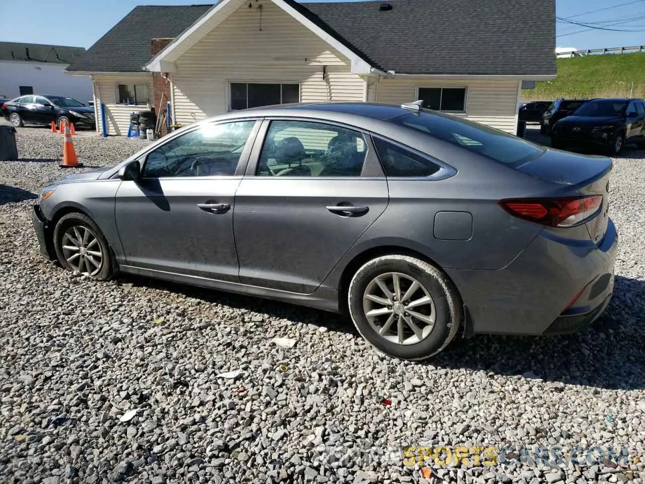 2 Photograph of a damaged car 5NPE24AF4KH808609 HYUNDAI SONATA 2019