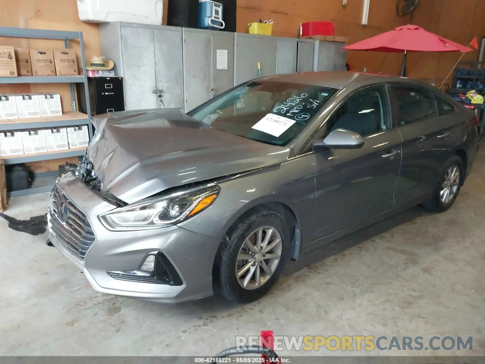2 Photograph of a damaged car 5NPE24AF5KH742426 HYUNDAI SONATA 2019