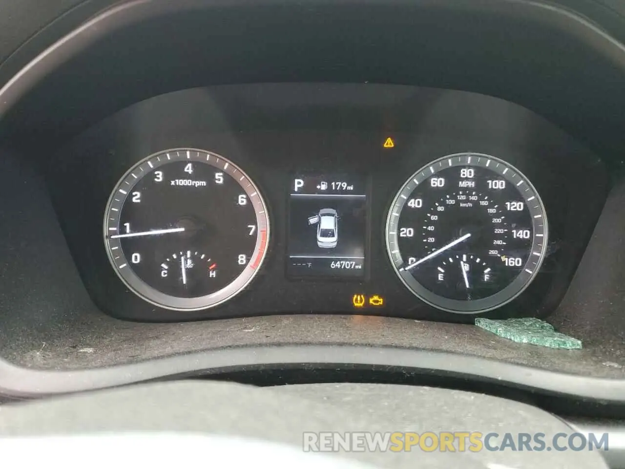 9 Photograph of a damaged car 5NPE24AF5KH746475 HYUNDAI SONATA 2019