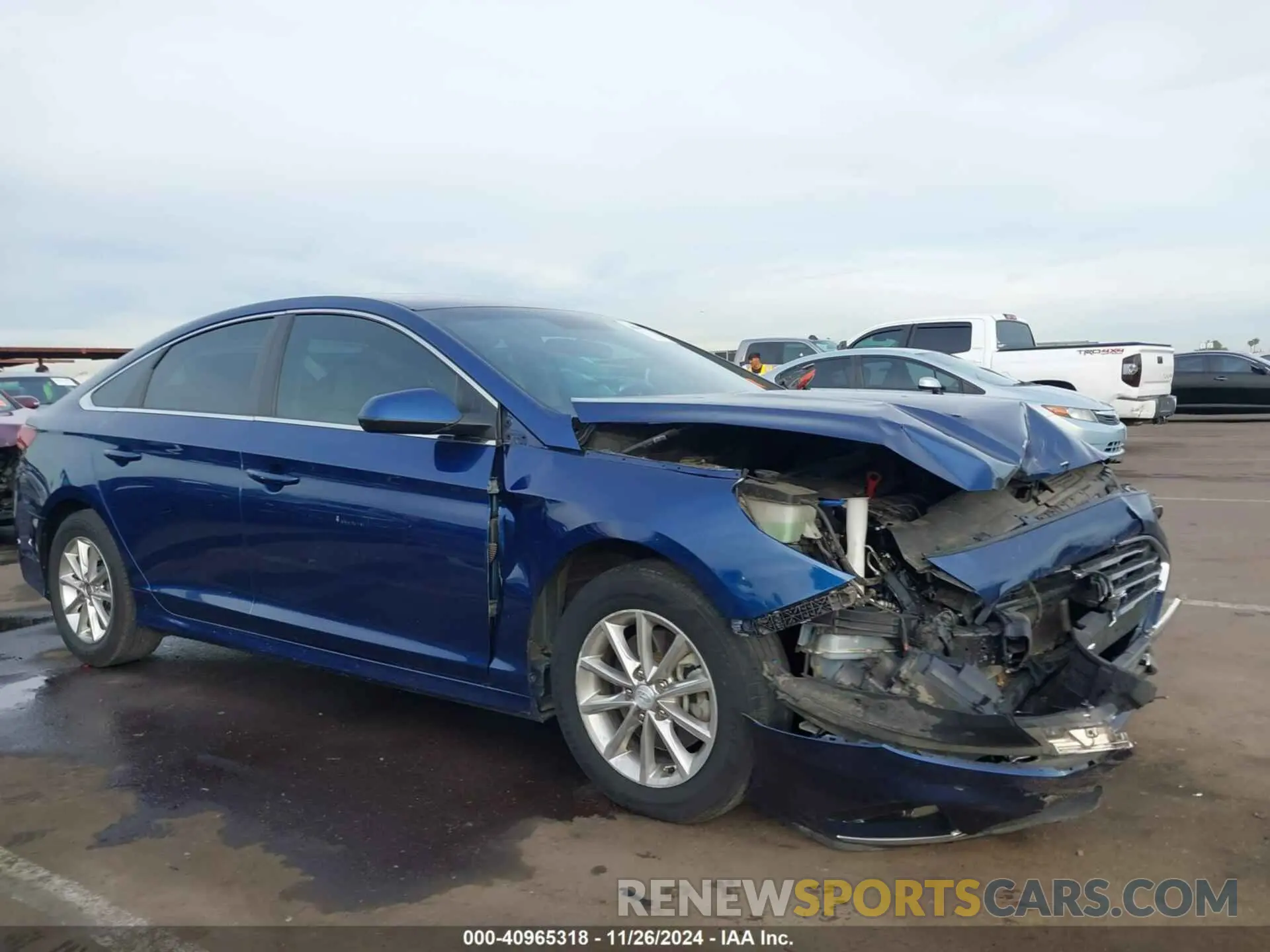 6 Photograph of a damaged car 5NPE24AF5KH751272 HYUNDAI SONATA 2019