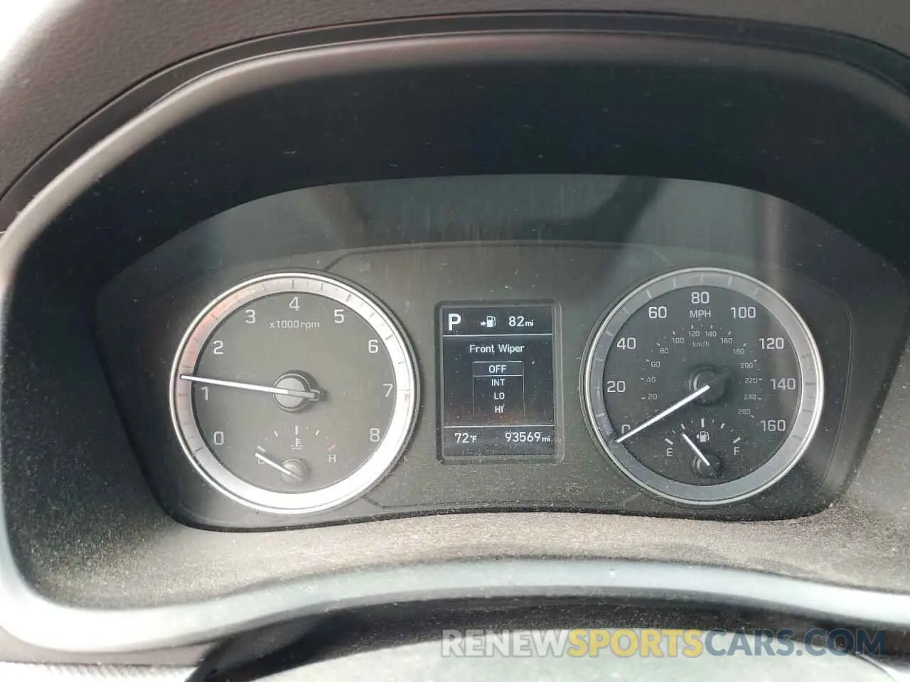 9 Photograph of a damaged car 5NPE24AF5KH768475 HYUNDAI SONATA 2019