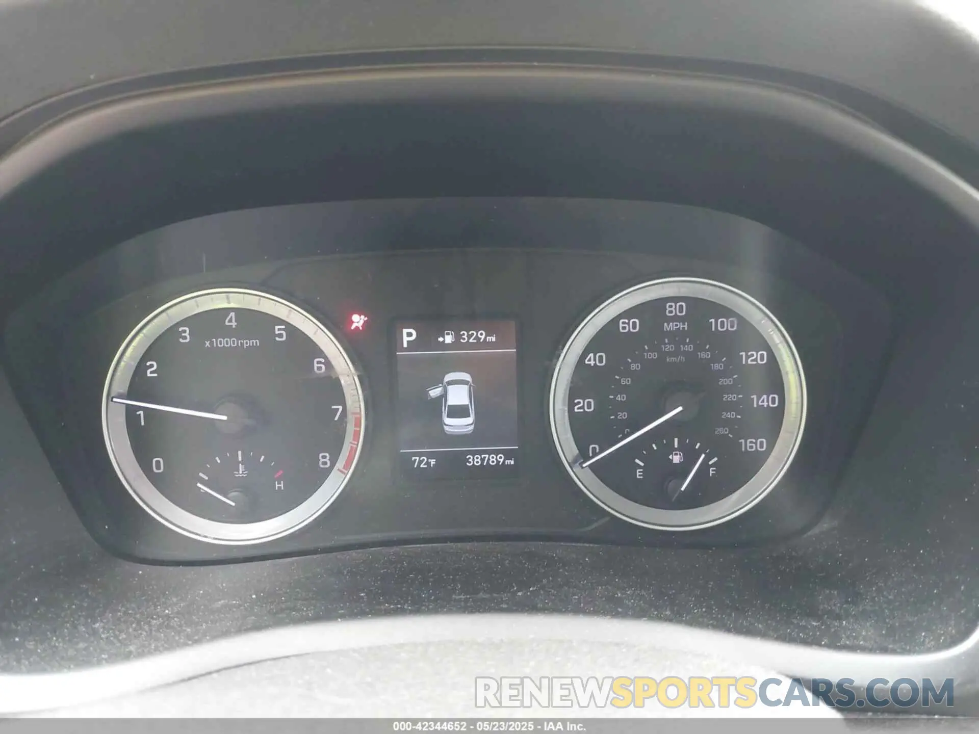 7 Photograph of a damaged car 5NPE24AF5KH790573 HYUNDAI SONATA 2019