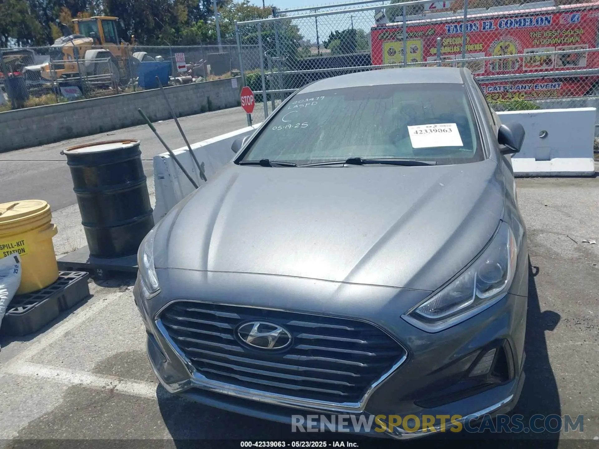 11 Photograph of a damaged car 5NPE24AF5KH792808 HYUNDAI SONATA 2019