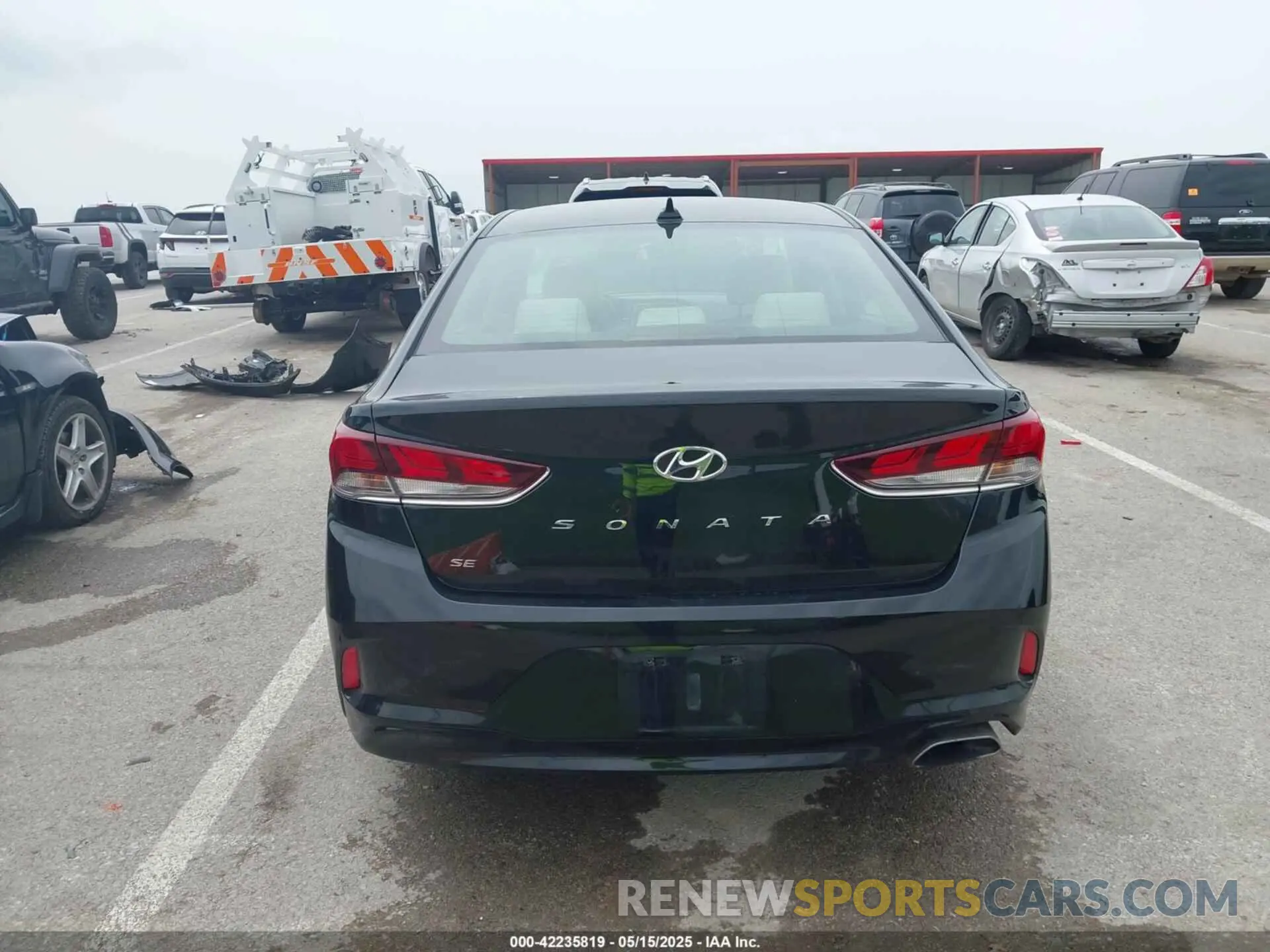 16 Photograph of a damaged car 5NPE24AF5KH805900 HYUNDAI SONATA 2019