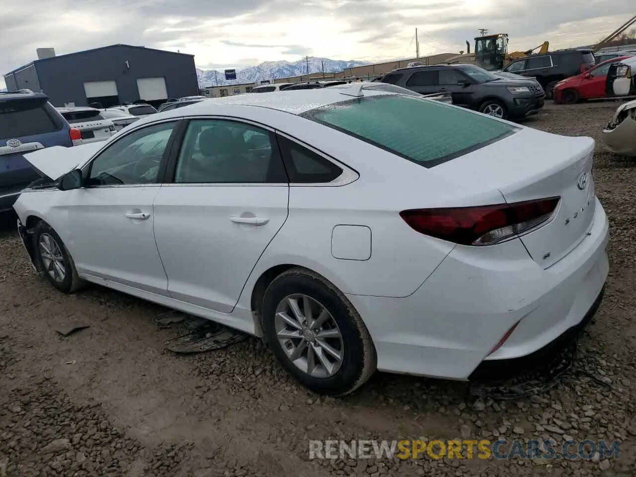 2 Photograph of a damaged car 5NPE24AF5KH811356 HYUNDAI SONATA 2019