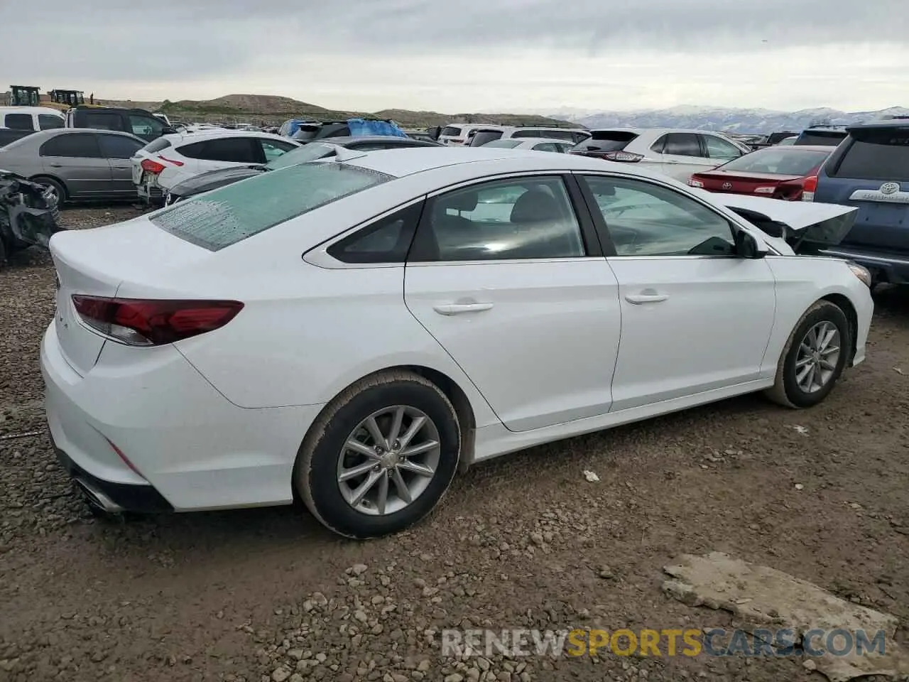 3 Photograph of a damaged car 5NPE24AF5KH811356 HYUNDAI SONATA 2019