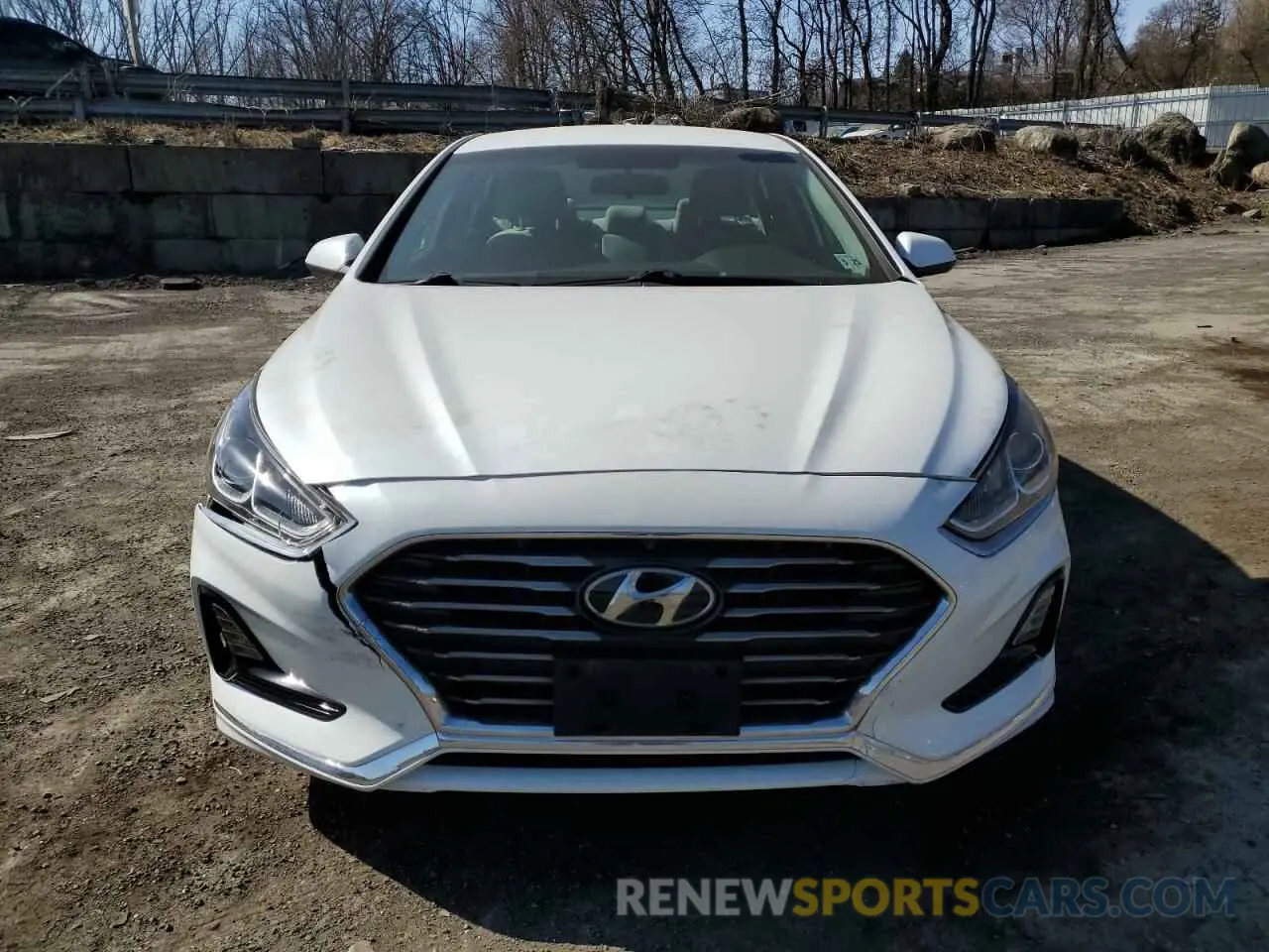 5 Photograph of a damaged car 5NPE24AF5KH813480 HYUNDAI SONATA 2019