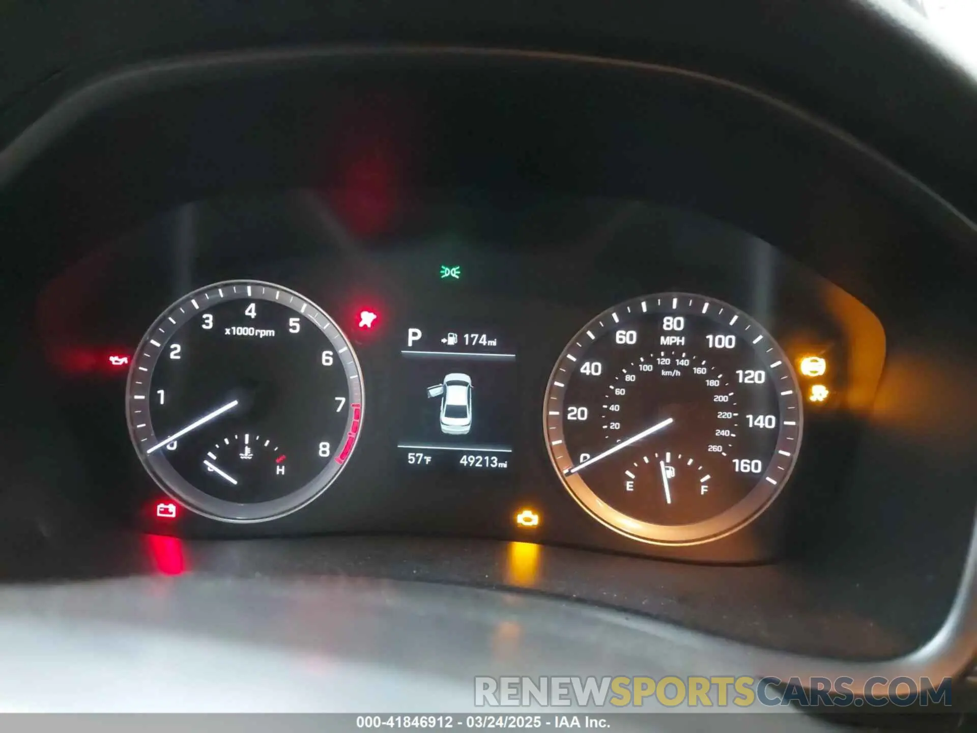 7 Photograph of a damaged car 5NPE24AF6KH741494 HYUNDAI SONATA 2019