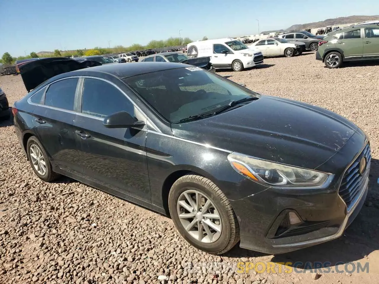 4 Photograph of a damaged car 5NPE24AF6KH741656 HYUNDAI SONATA 2019