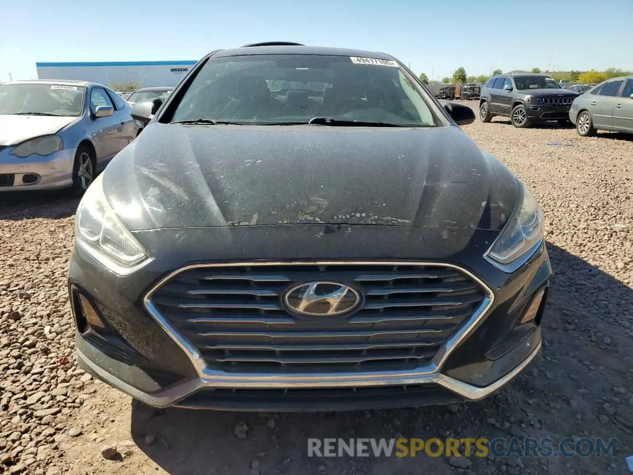 5 Photograph of a damaged car 5NPE24AF6KH741656 HYUNDAI SONATA 2019