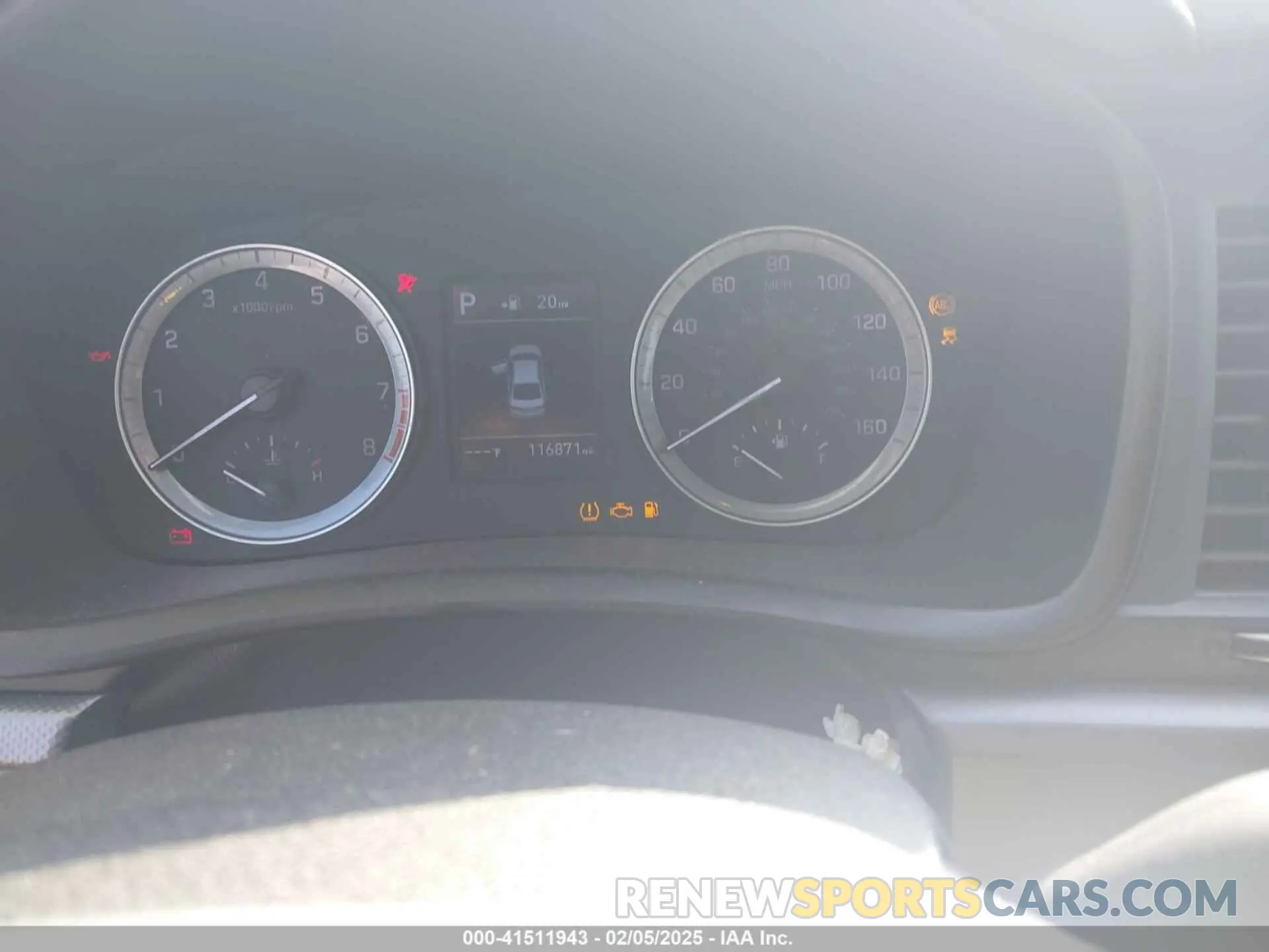 7 Photograph of a damaged car 5NPE24AF6KH750034 HYUNDAI SONATA 2019