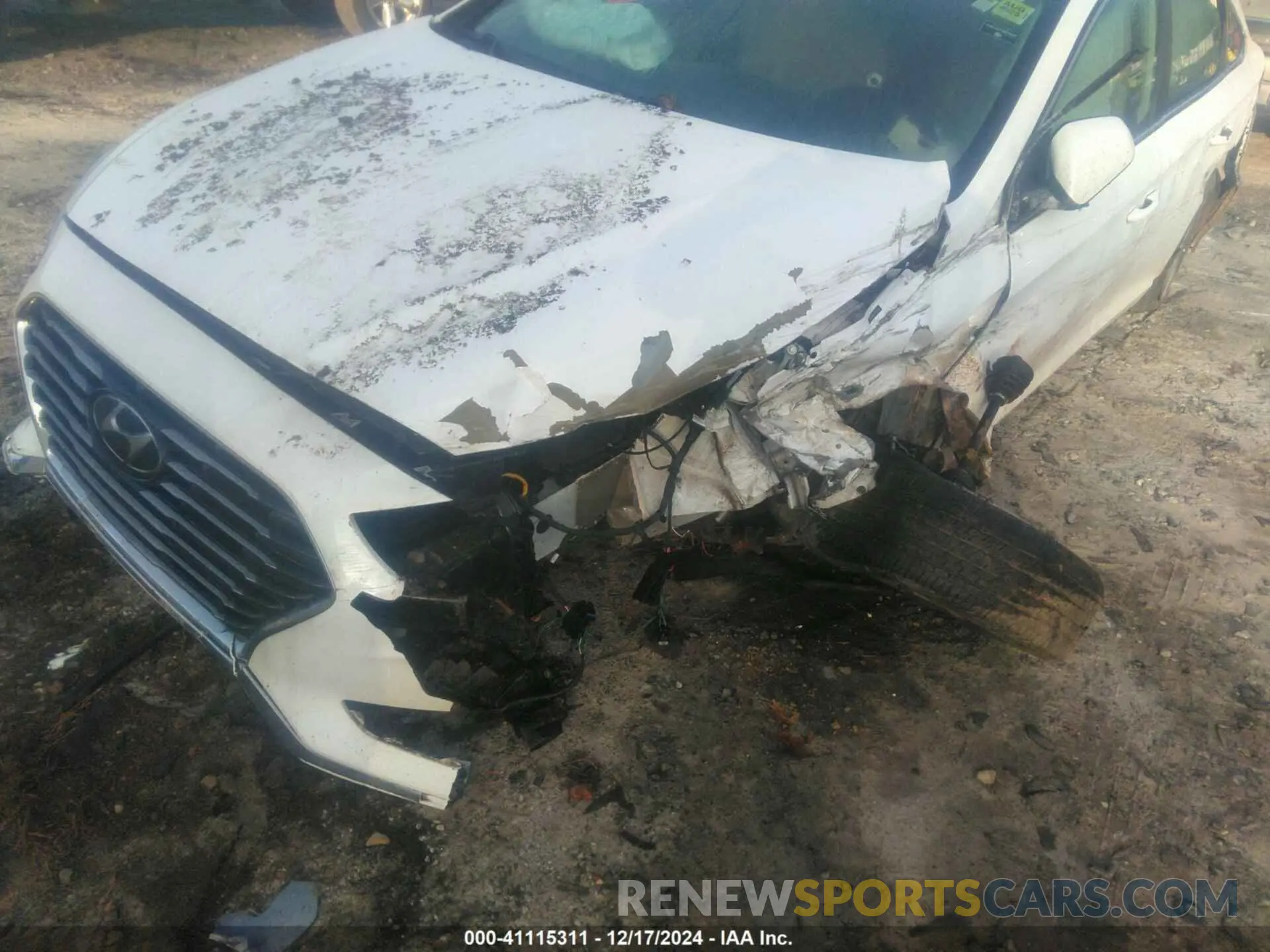 6 Photograph of a damaged car 5NPE24AF6KH756335 HYUNDAI SONATA 2019