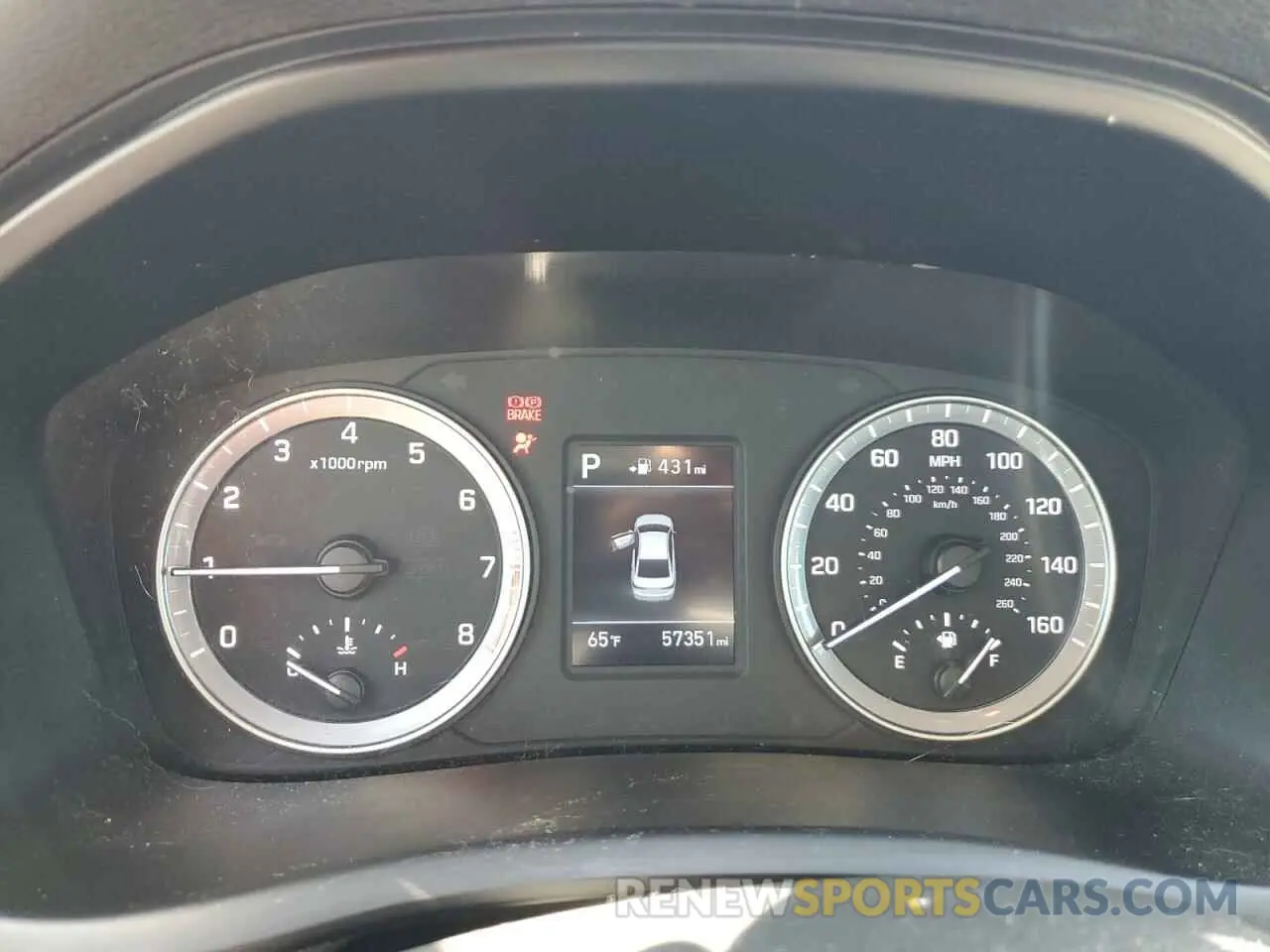 9 Photograph of a damaged car 5NPE24AF6KH771174 HYUNDAI SONATA 2019