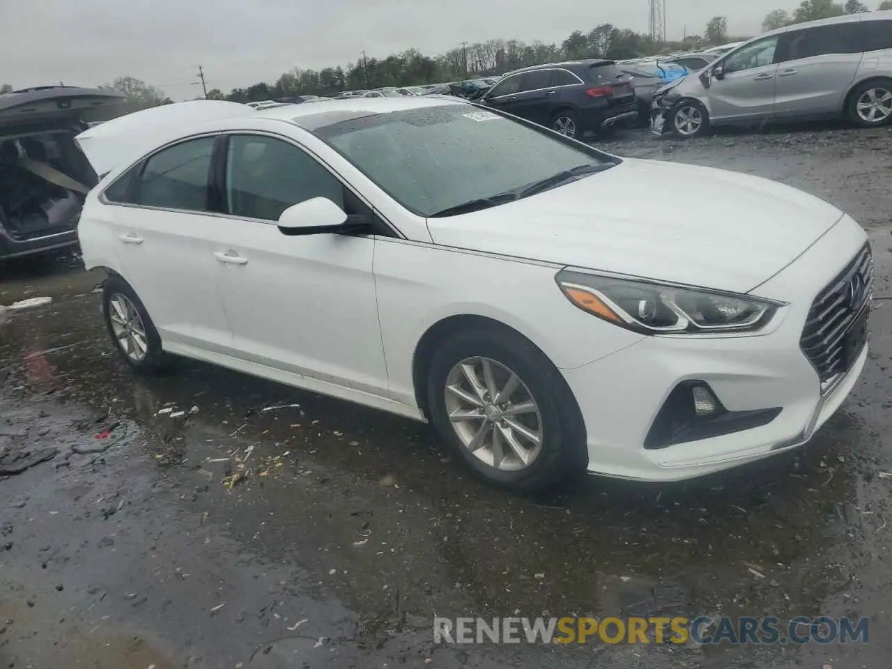 4 Photograph of a damaged car 5NPE24AF6KH776231 HYUNDAI SONATA 2019