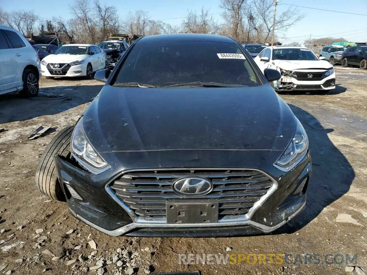 5 Photograph of a damaged car 5NPE24AF6KH780389 HYUNDAI SONATA 2019