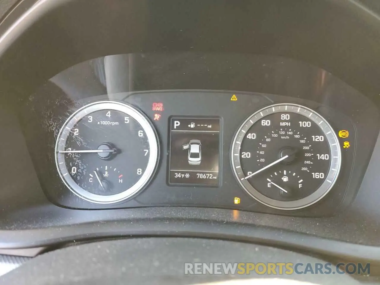 9 Photograph of a damaged car 5NPE24AF6KH780389 HYUNDAI SONATA 2019