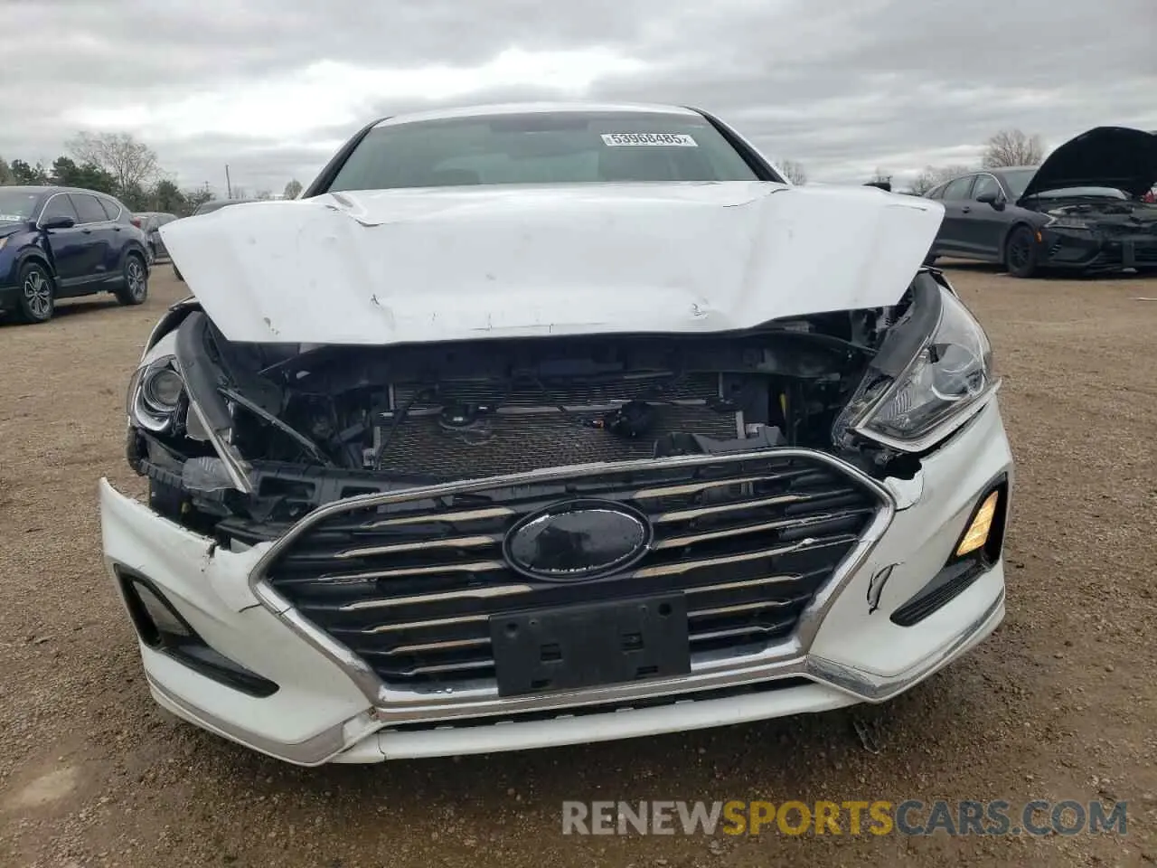 5 Photograph of a damaged car 5NPE24AF6KH782448 HYUNDAI SONATA 2019