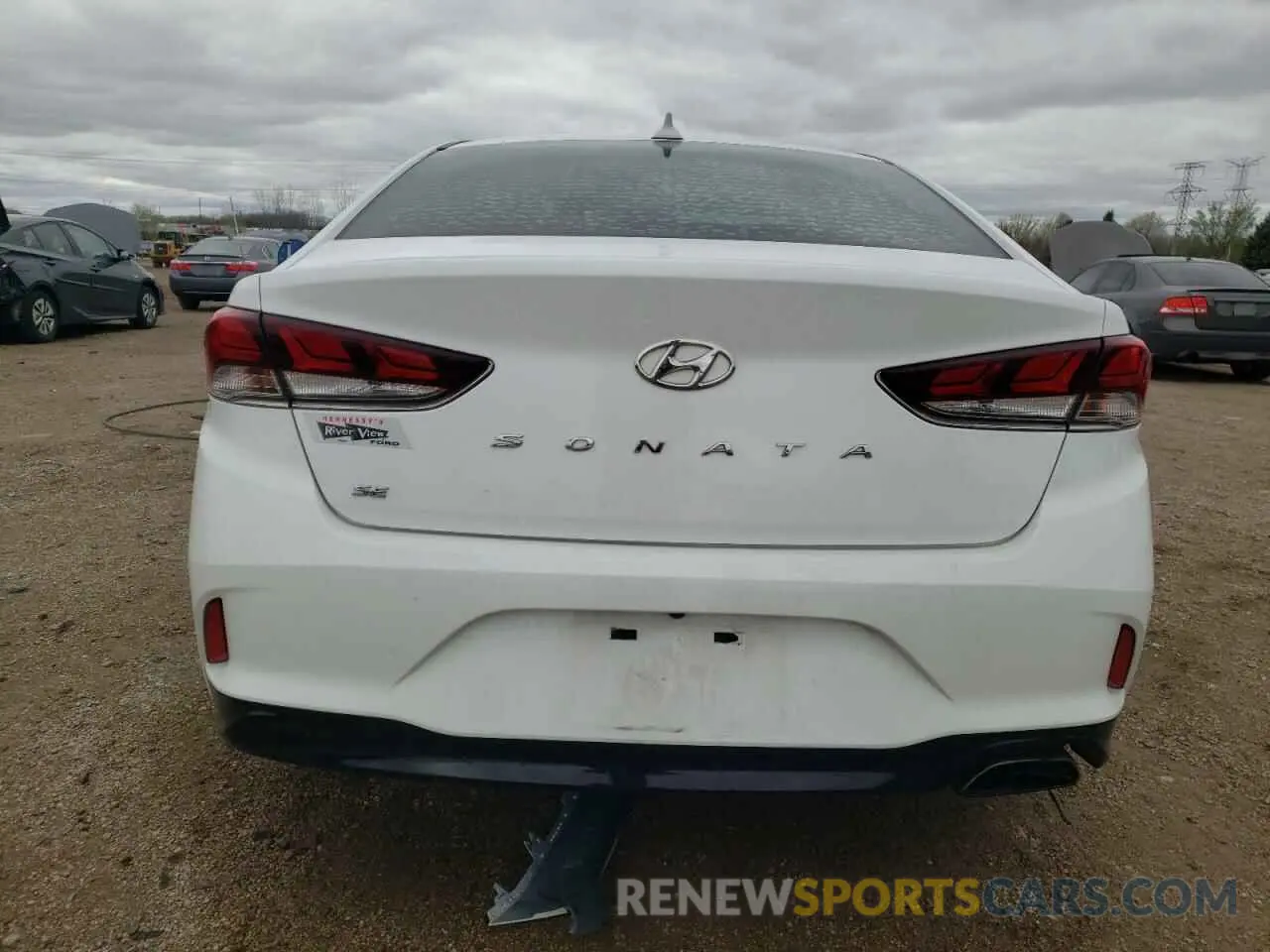 6 Photograph of a damaged car 5NPE24AF6KH782448 HYUNDAI SONATA 2019