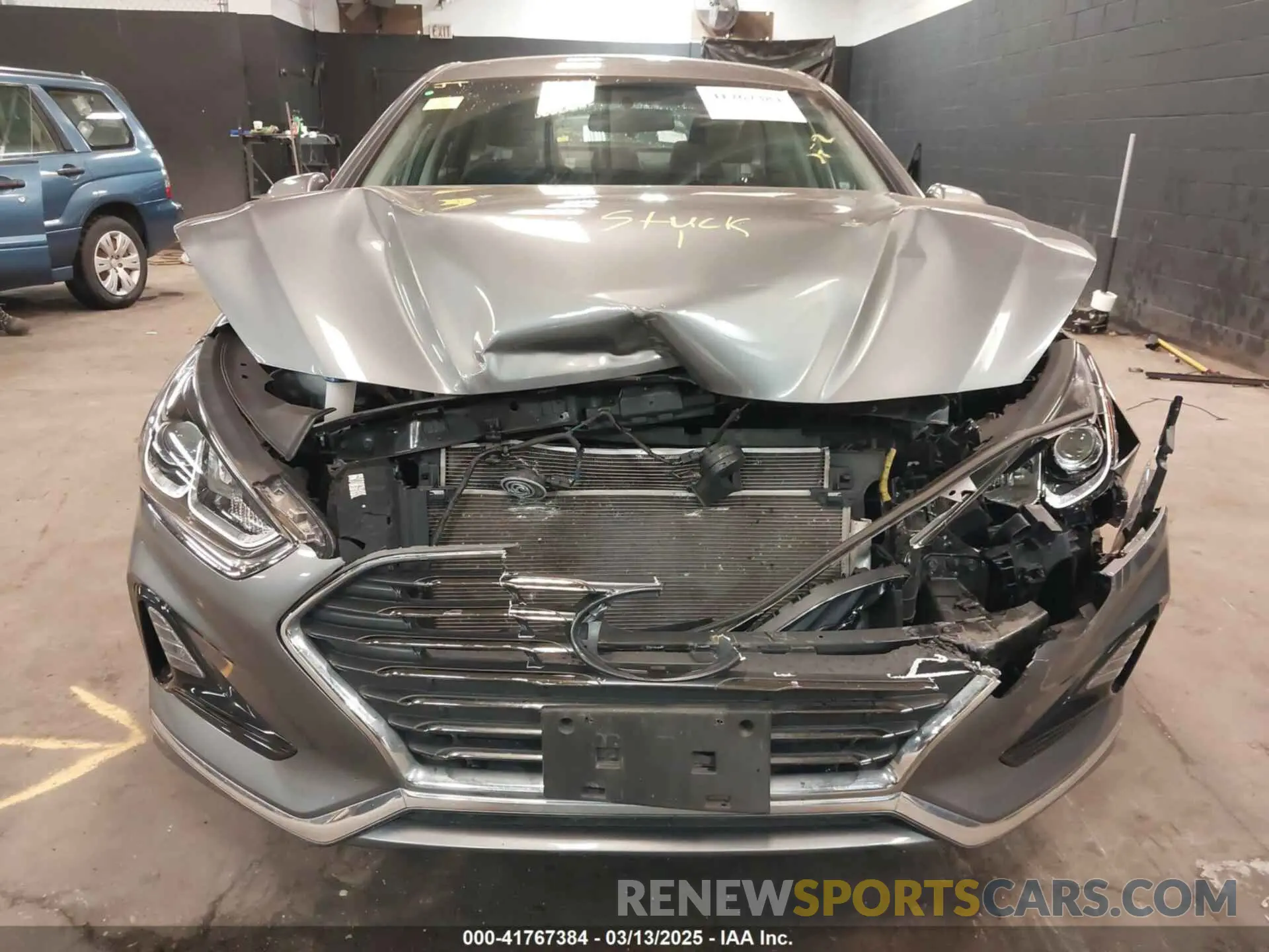 12 Photograph of a damaged car 5NPE24AF6KH817599 HYUNDAI SONATA 2019