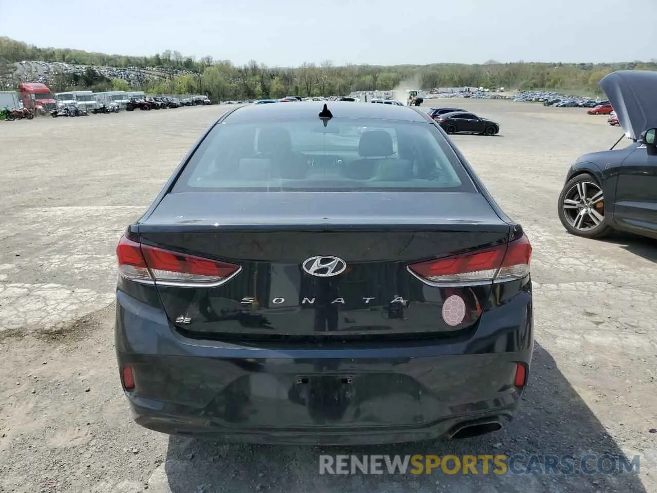 6 Photograph of a damaged car 5NPE24AF7KH736272 HYUNDAI SONATA 2019
