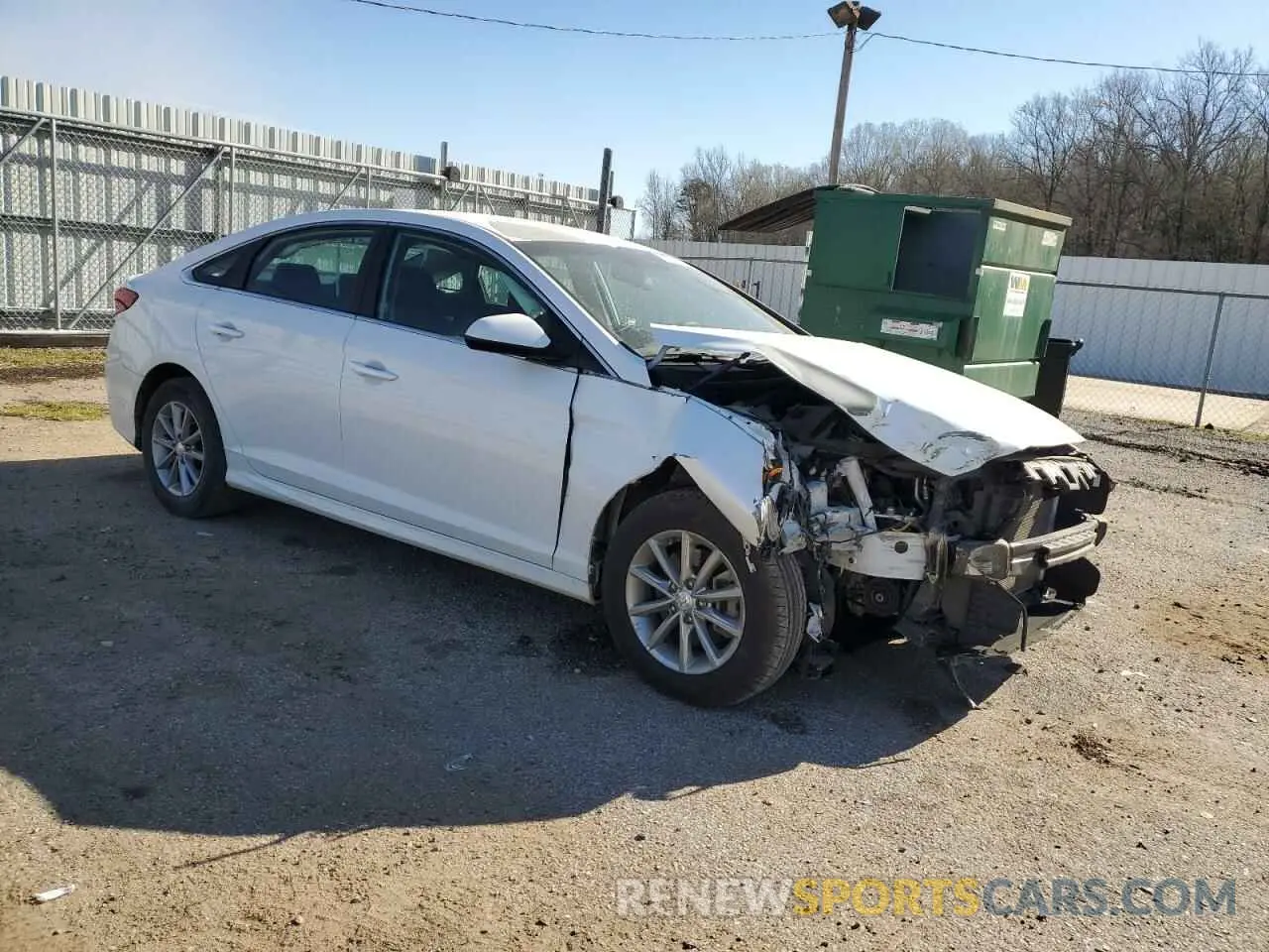4 Photograph of a damaged car 5NPE24AF7KH746302 HYUNDAI SONATA 2019