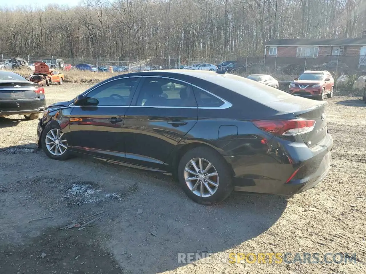 2 Photograph of a damaged car 5NPE24AF7KH751838 HYUNDAI SONATA 2019
